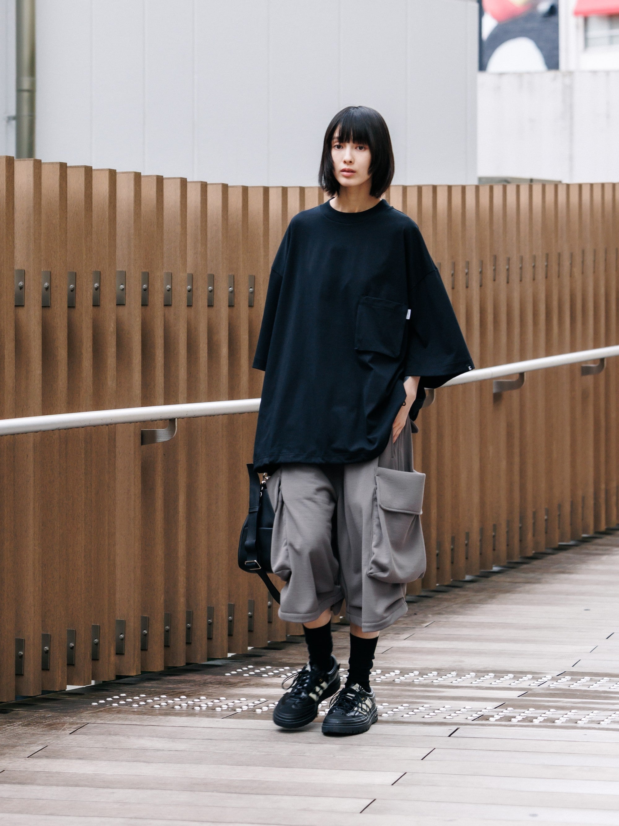 【7.15 WED 20:00- IN STOCK】CITY MILITARY SWEAT HALF PANTS 001 (GRAPHITE TAUPE)