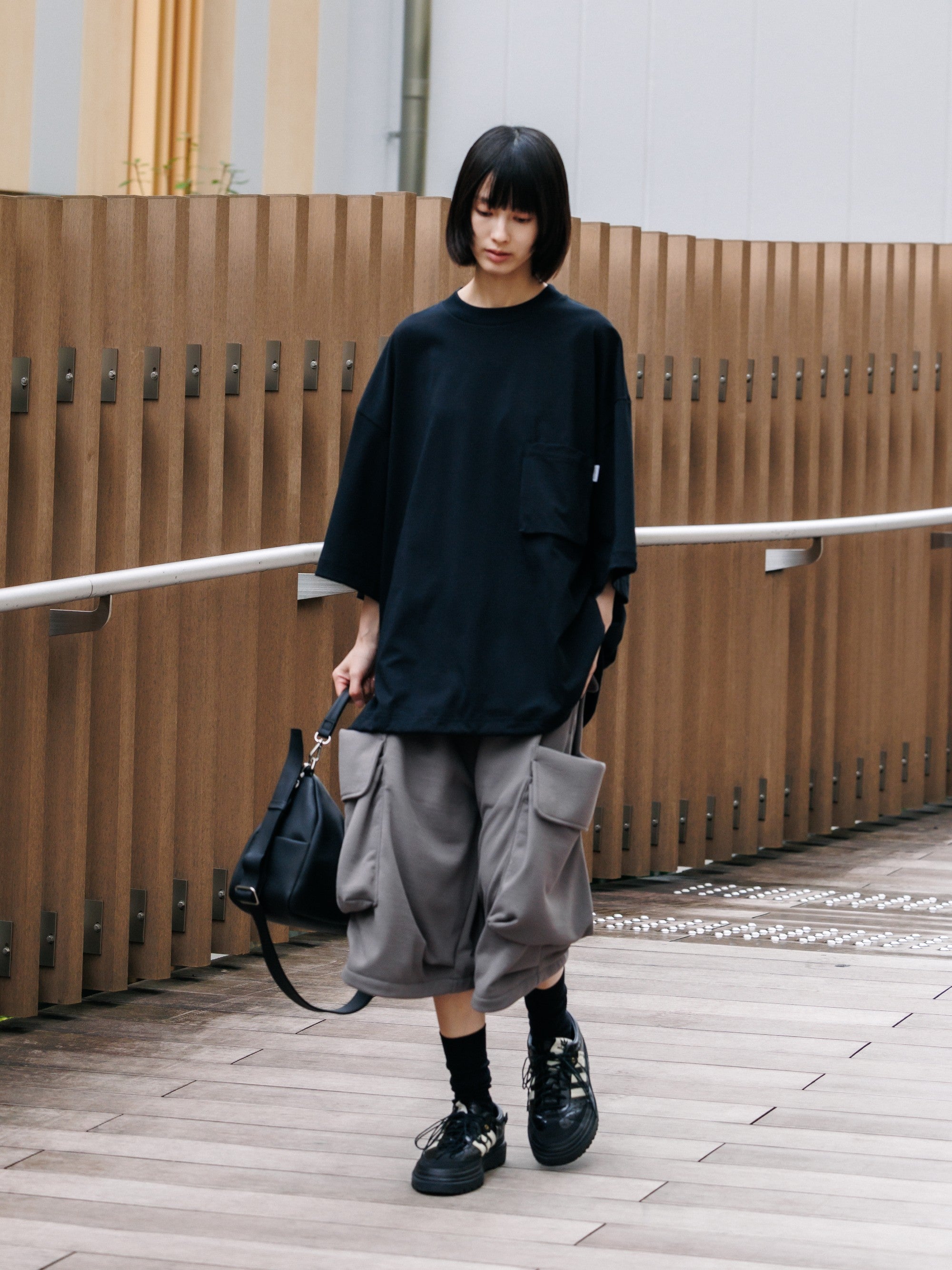 【7.15 WED 20:00- IN STOCK】CITY MILITARY SWEAT HALF PANTS 001 (GRAPHITE TAUPE)