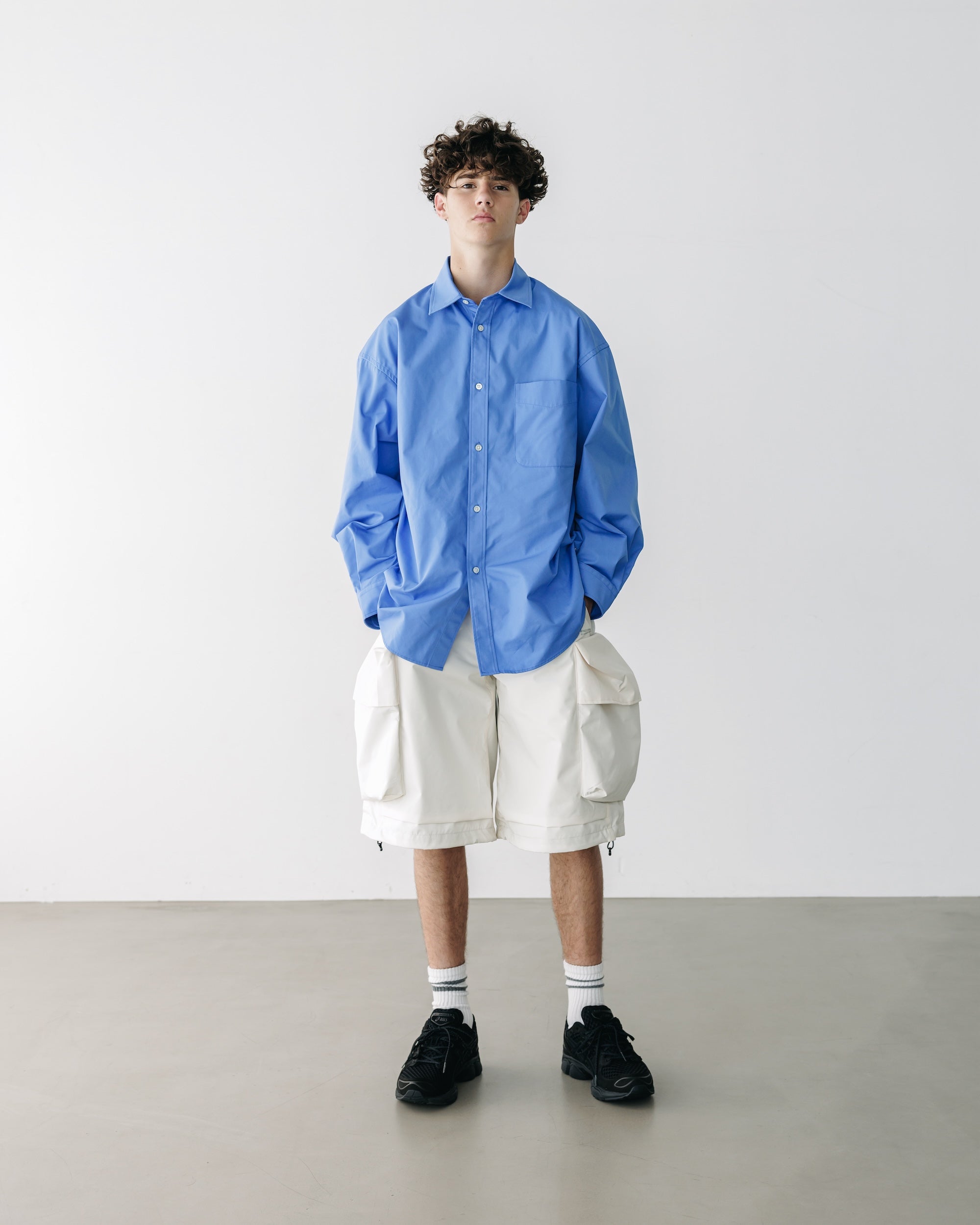 【5.6 TUE 20:00- IN STOCK】+phenix WINDSTOPPER® by GORE-TEX LABS CITY MILITARY HALF PANTS 002 (PURE IVORY)