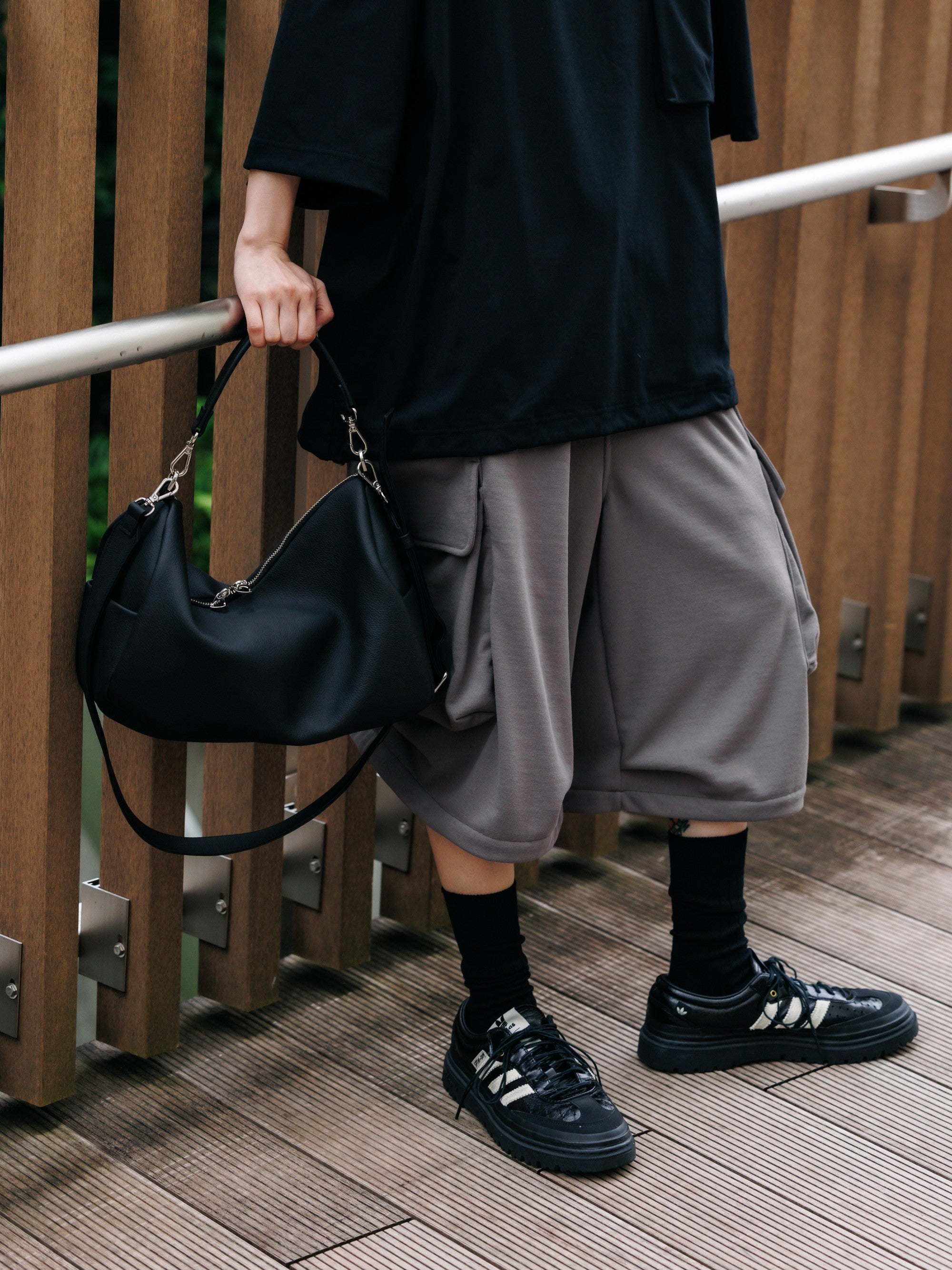 【7.15 WED 20:00- IN STOCK】CITY MILITARY SWEAT HALF PANTS 001 (GRAPHITE TAUPE)