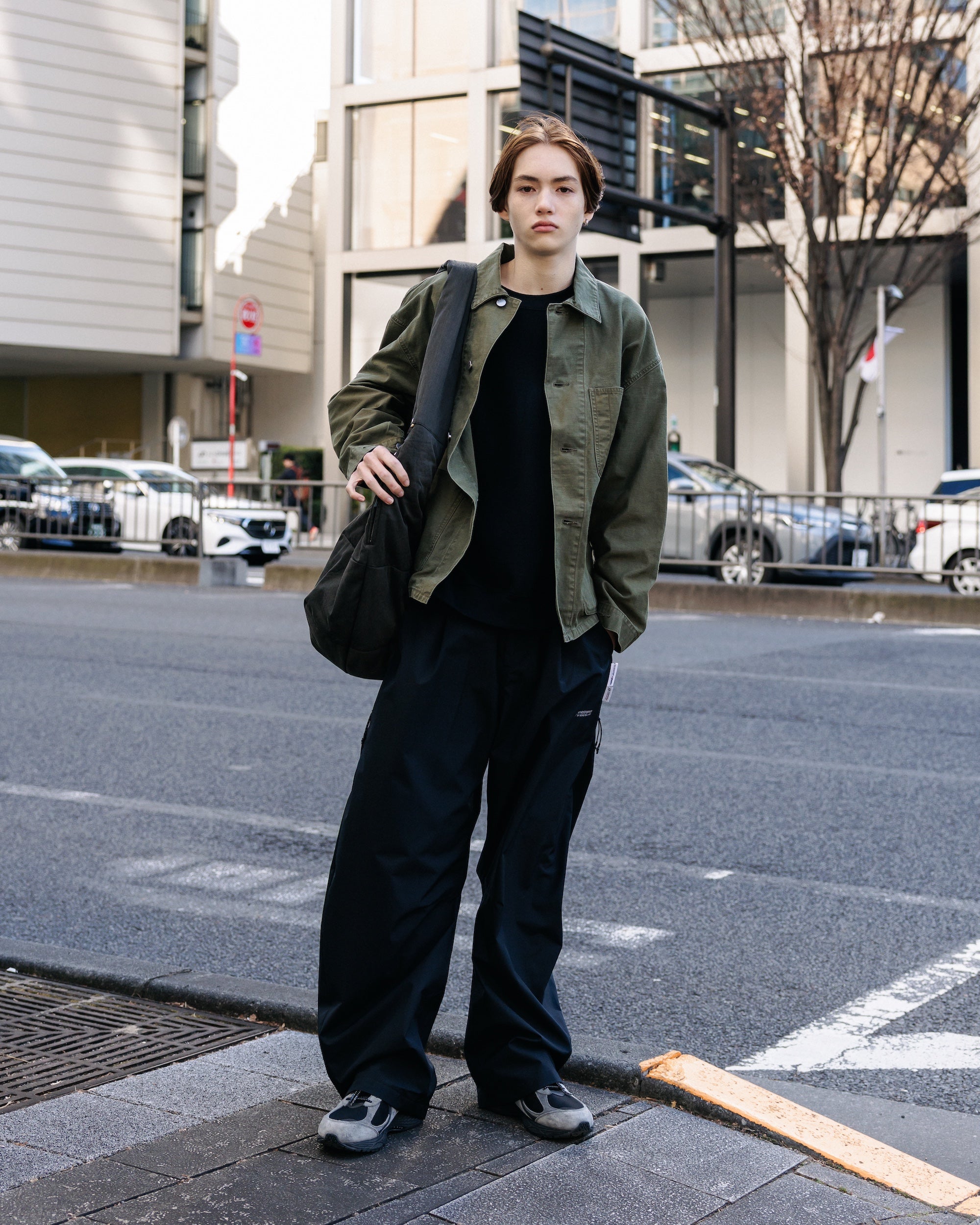 【2.4 WED 20:00- IN STOCK】VINTAGE EFFECT P-41 JACKET (OLIVE)