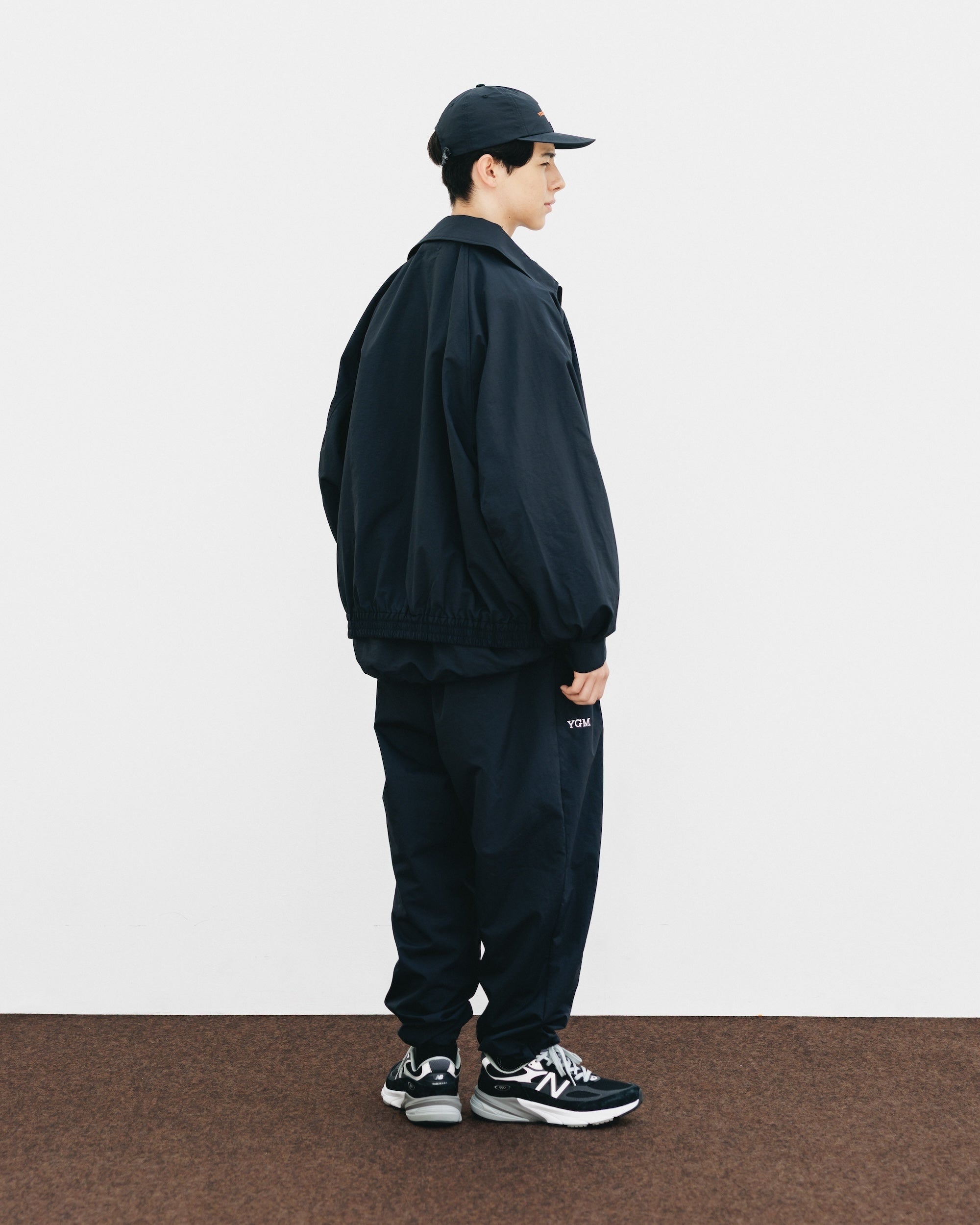 【10.15 WED 20:00- IN STOCK】WATER REPELLENT NYLON CITY UNIFORM UTILITY JACKET FOR YGM (BLACK×WHITE)