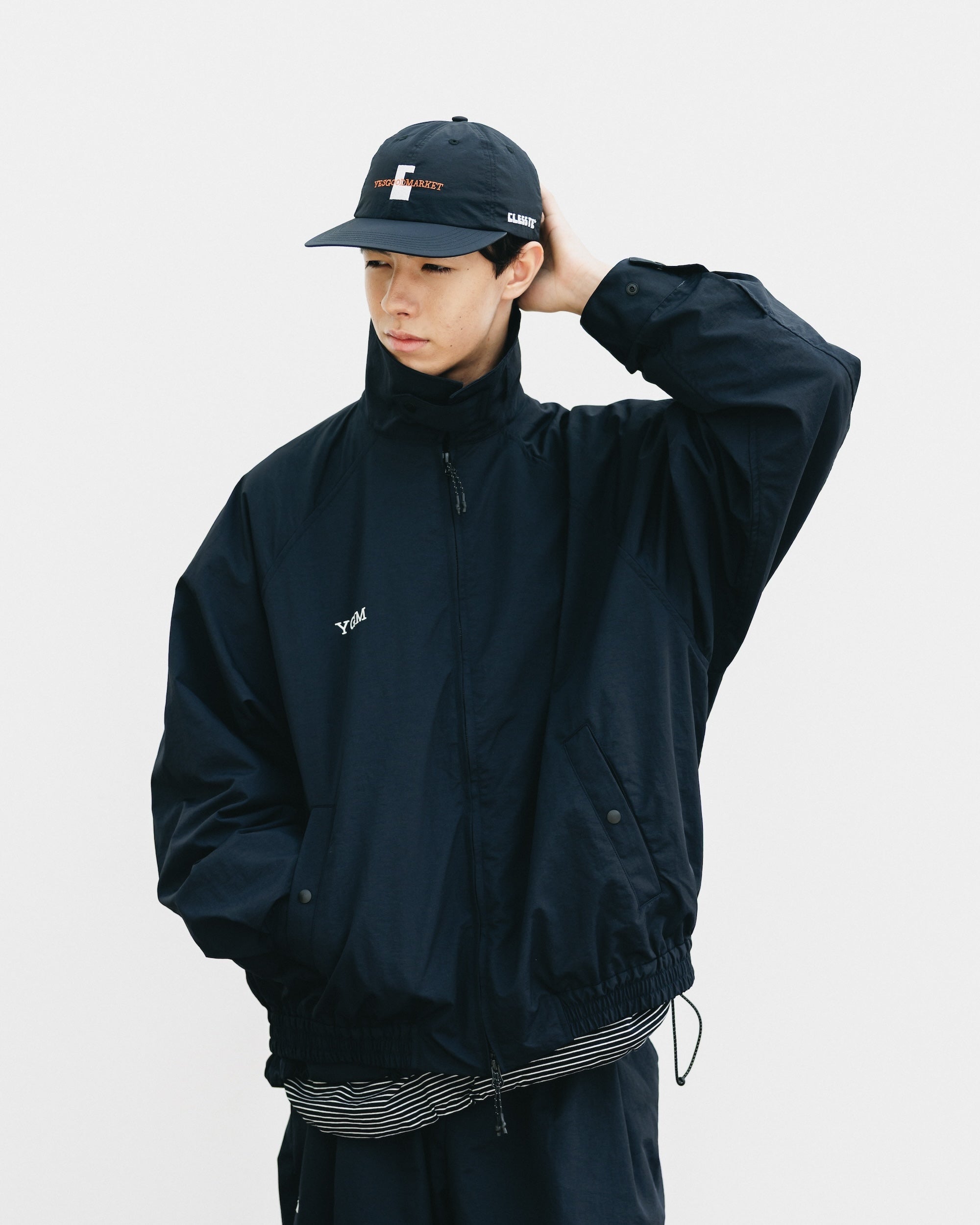 【10.15 WED 20:00- IN STOCK】"C"ACTIVE CITY CAP FOR YGM (BLACK×WHITE)