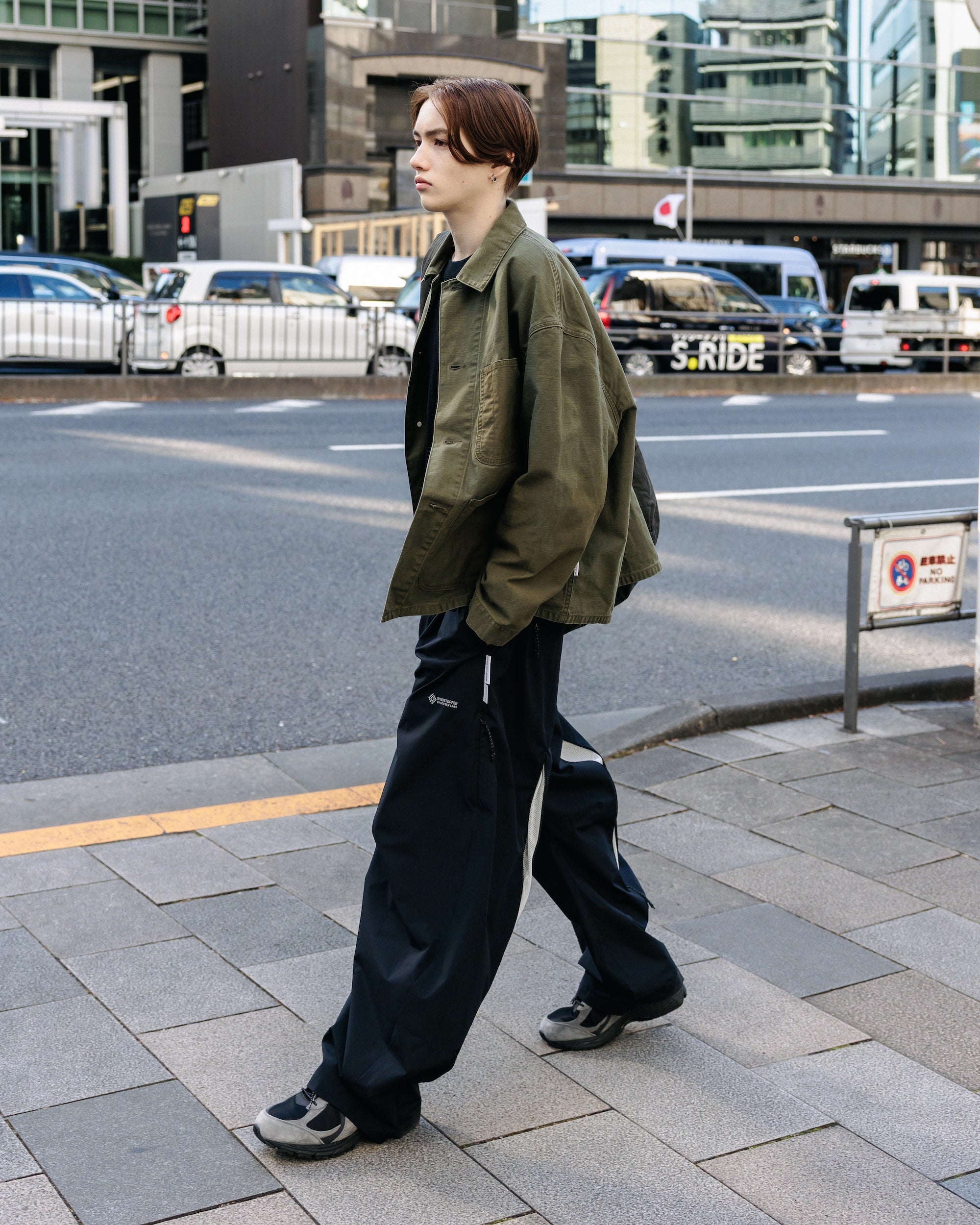 【2.4 WED 20:00- IN STOCK】VINTAGE EFFECT P-41 JACKET (OLIVE)