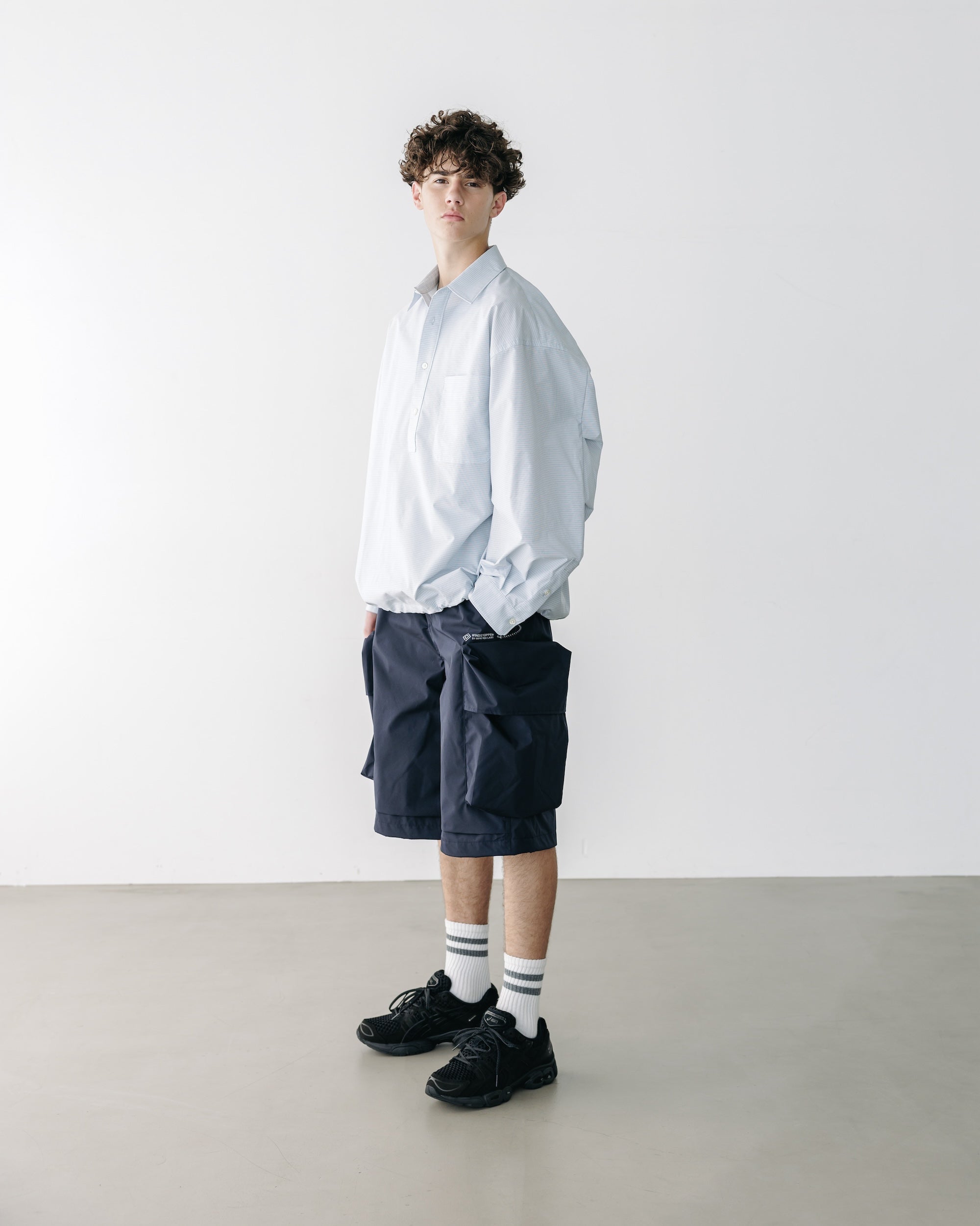 【5.6 TUE 20:00- IN STOCK】+phenix WINDSTOPPER® by GORE-TEX LABS CITY MILITARY HALF PANTS 002 (NAVY)