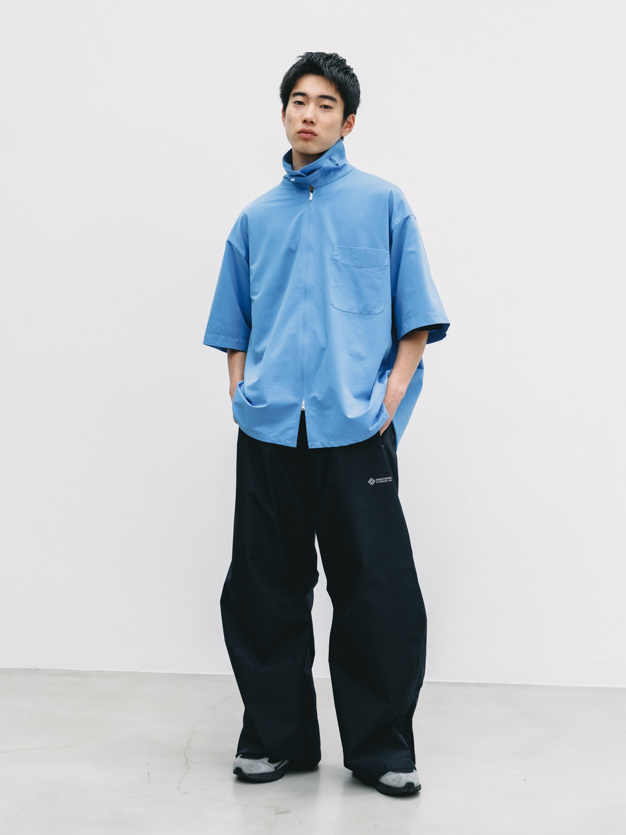 【6.20 SAT 20:00- IN STOCK】 +phenix WINDSTOPPER® by GORE-TEX LABS CITY BARREL LEG PANTS (BLACK)
