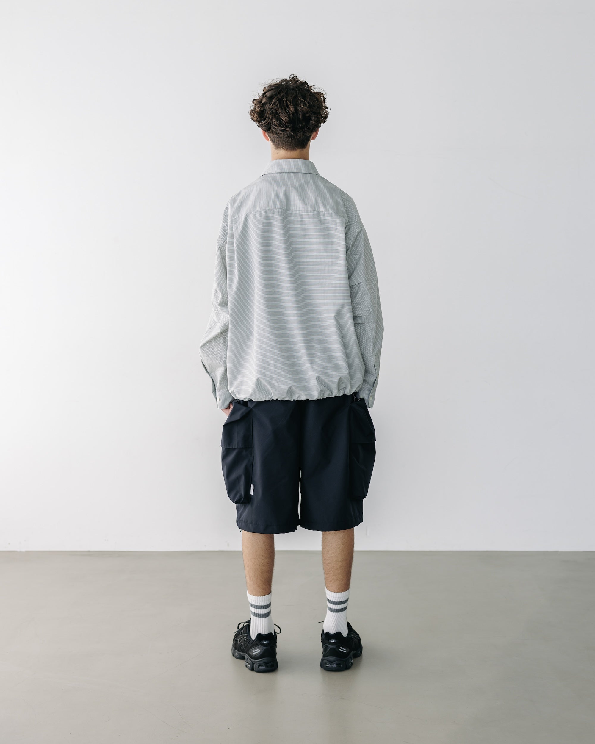 【5.6 TUE 20:00- IN STOCK】MINI PLAID L/S PULLOVER SHIRT (WHITE)