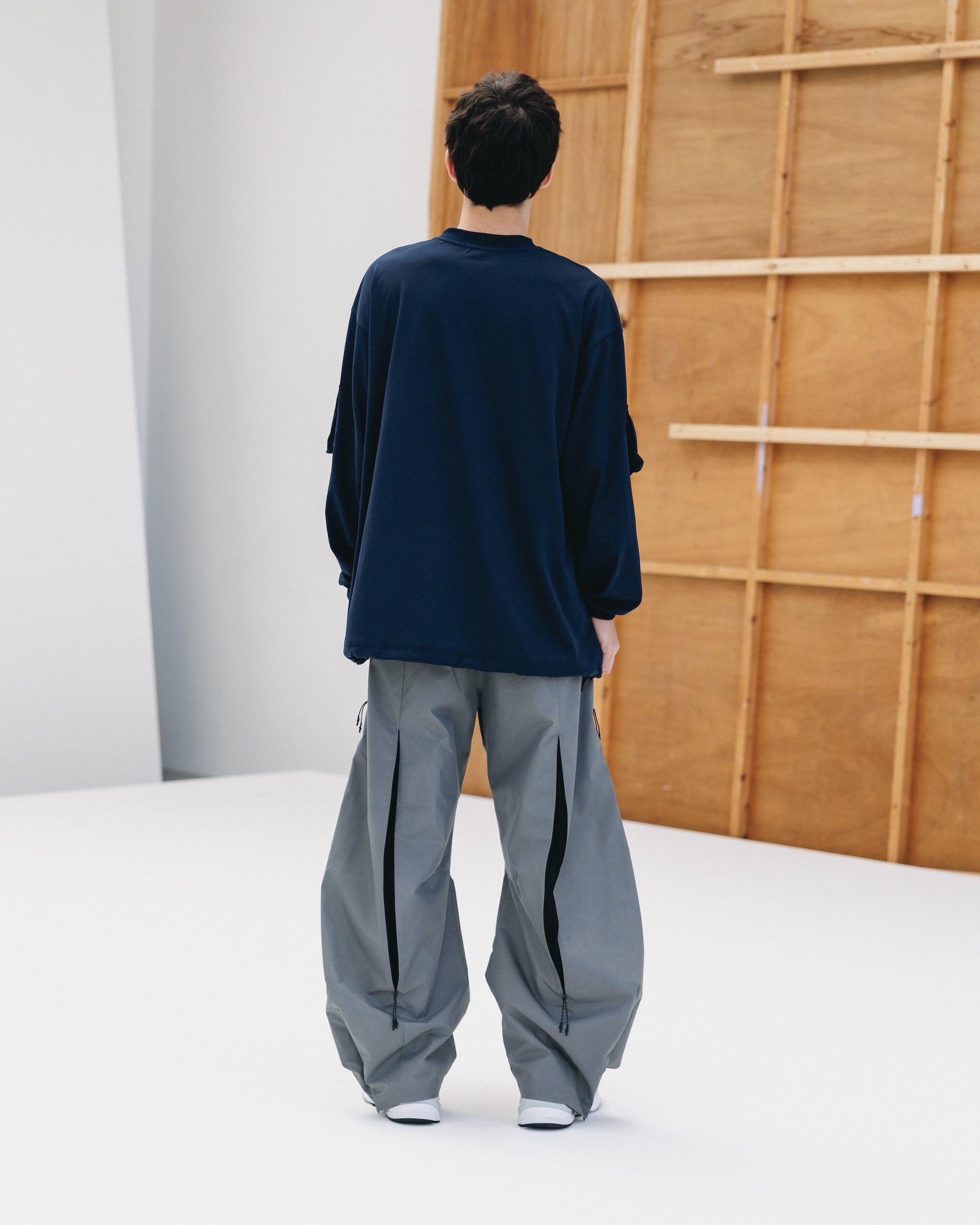 MULTI POCKET L/S T-SHIRT (NAVY)