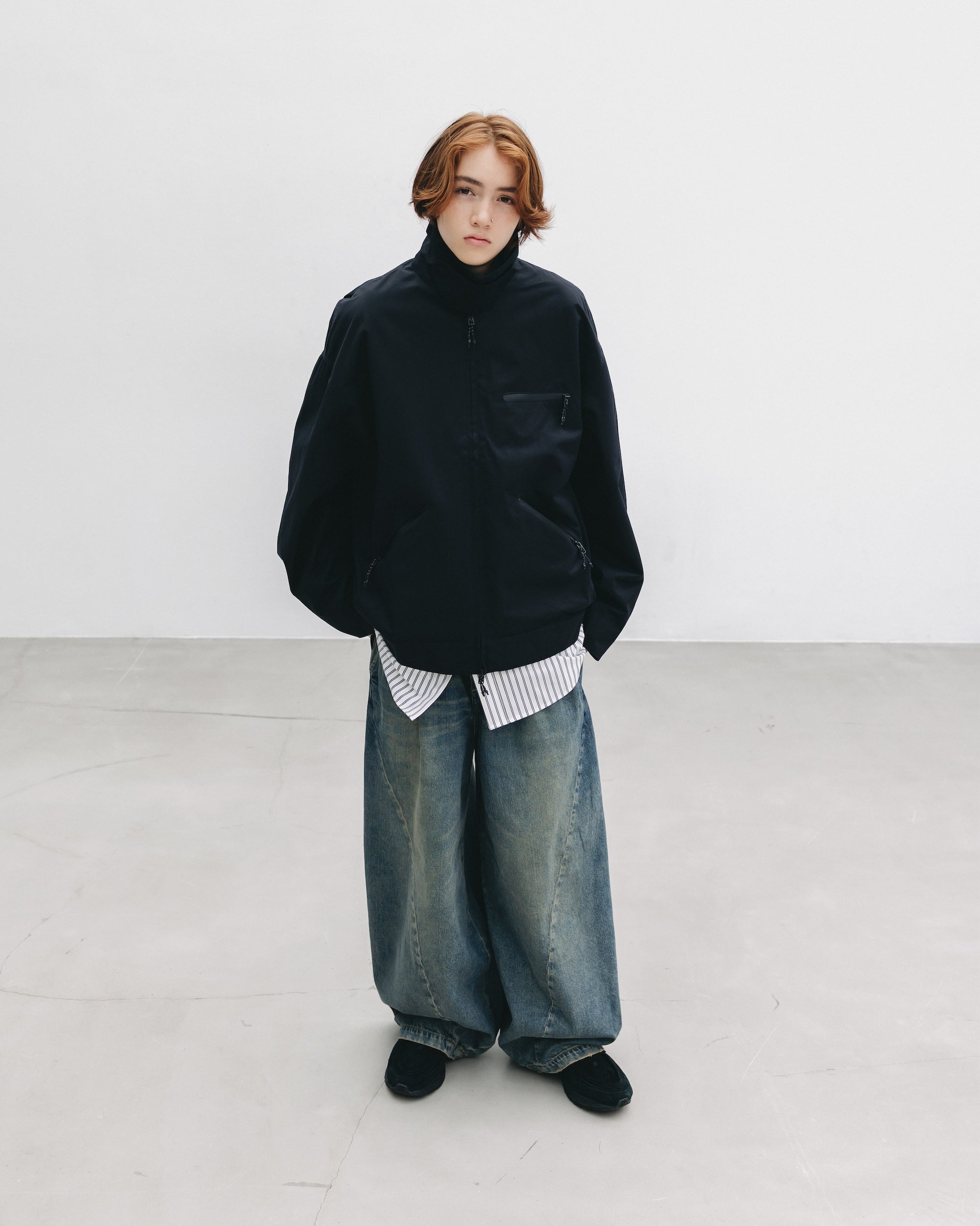 【9.24 WED 20:00- IN STOCK】+phenix WINDSTOPPER® by GORE-TEX LABS TWILL CITY WORKER JACKET (BLACK)