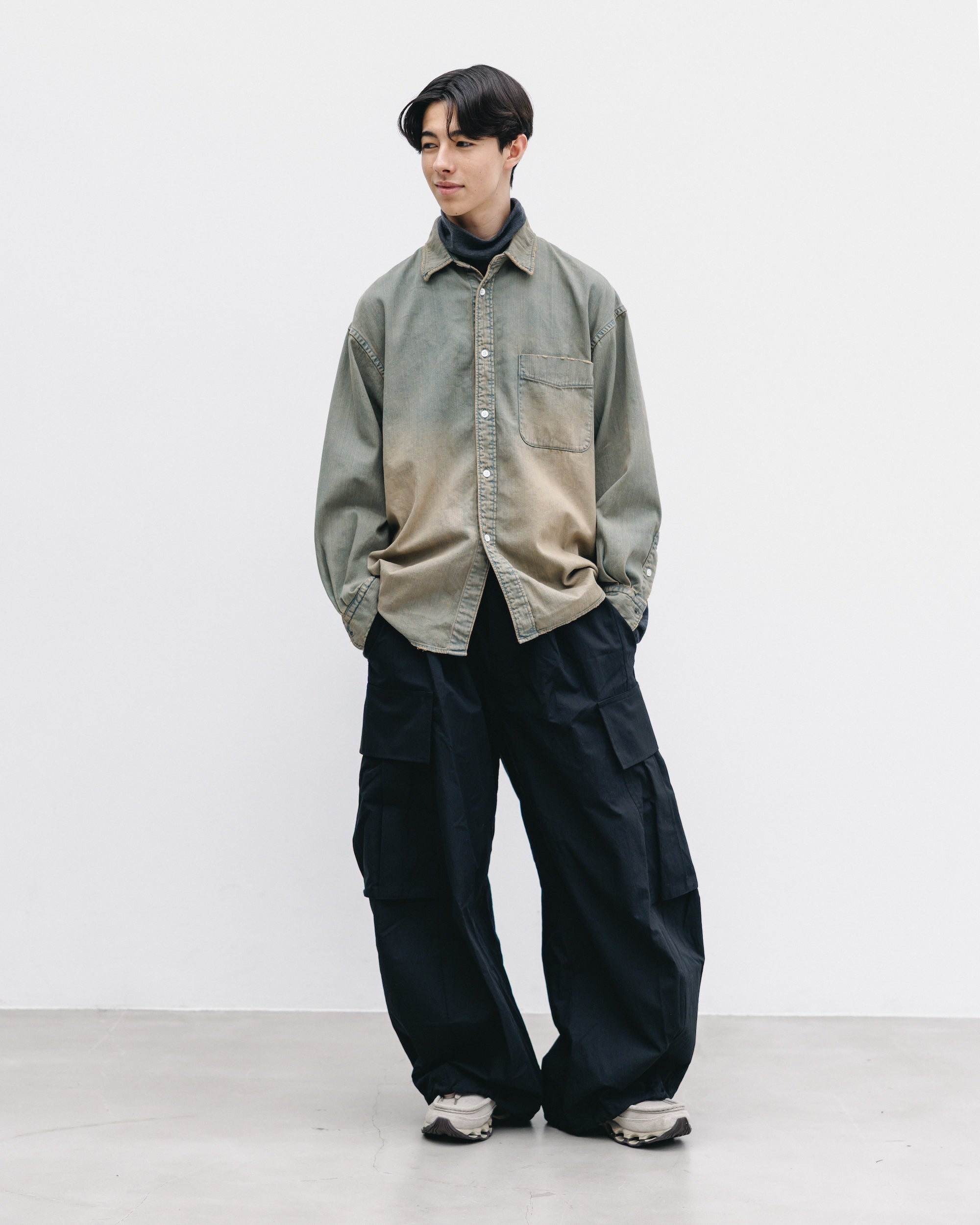 【2.28 SAT 20:00- IN STOCK】DENIM CLASSIC CITY L/S SHIRT (VINTAGE BEIGE)