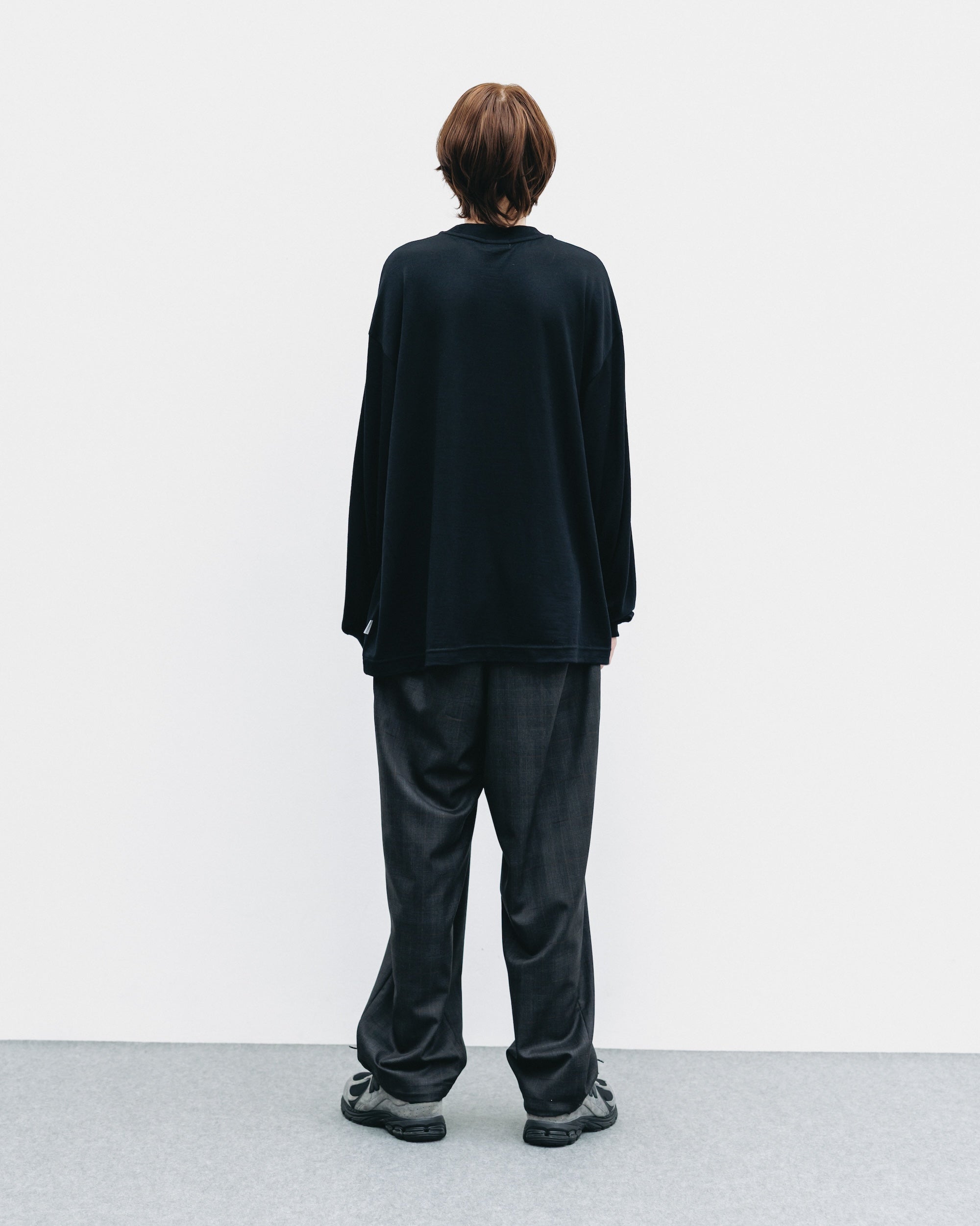 【11.12 WED 20:00- IN STOCK】WOOL L/S T-SHIRT (BLACK)