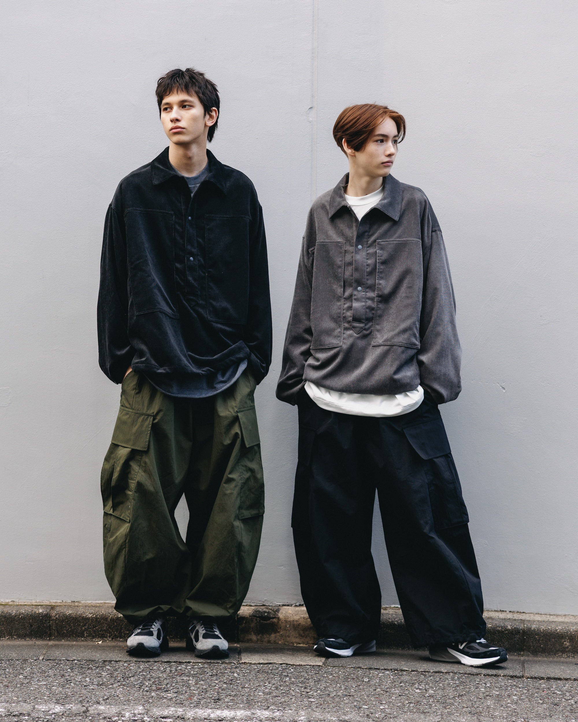 【11.26 WED 20:00- IN STOCK】MEGA POCKET BALLOON CARGO PANTS (BLACK)