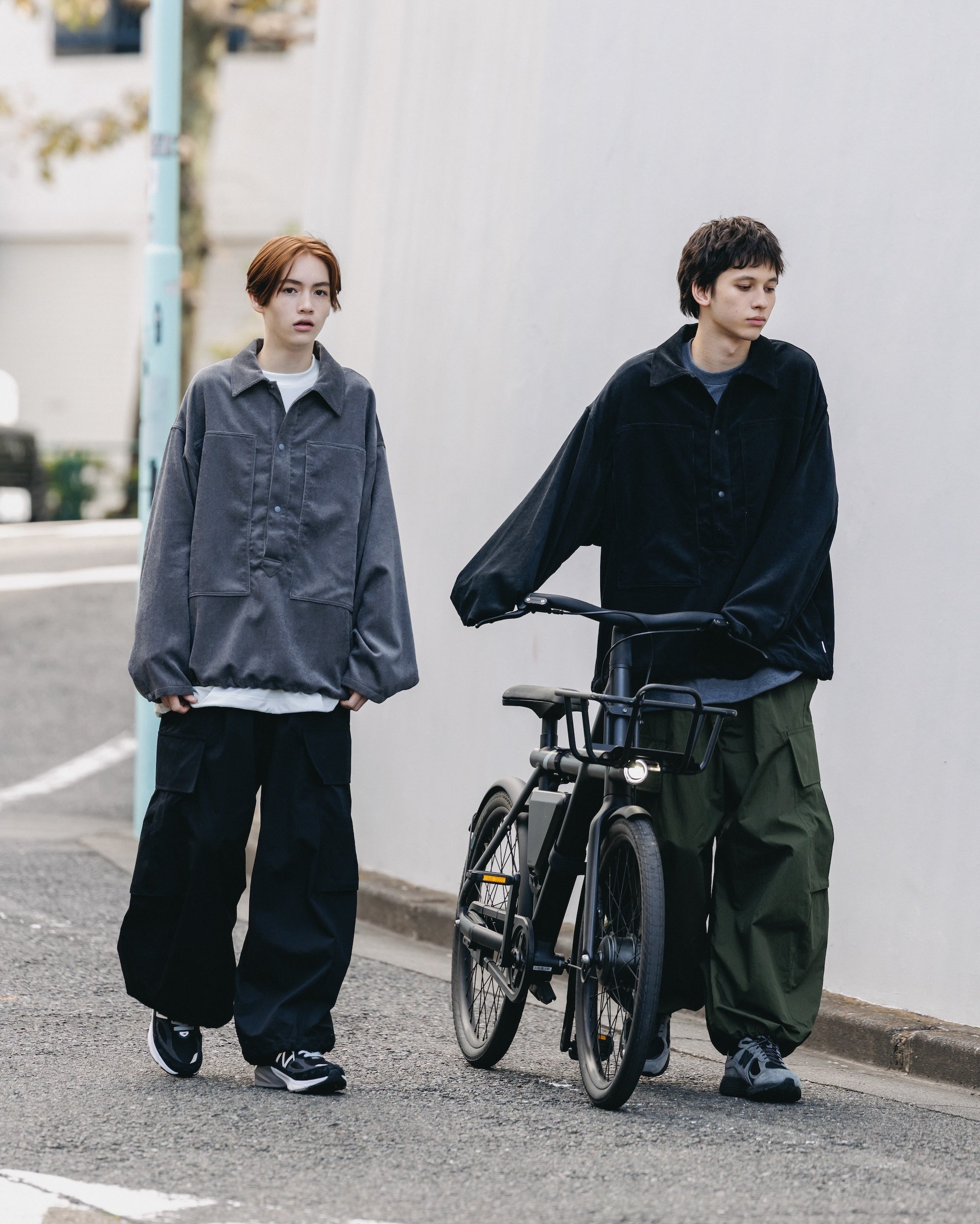 【11.26 WED 20:00- IN STOCK】TECH CORDUROY US ARMY M-35 PULLOVER JACKET (BLACK)