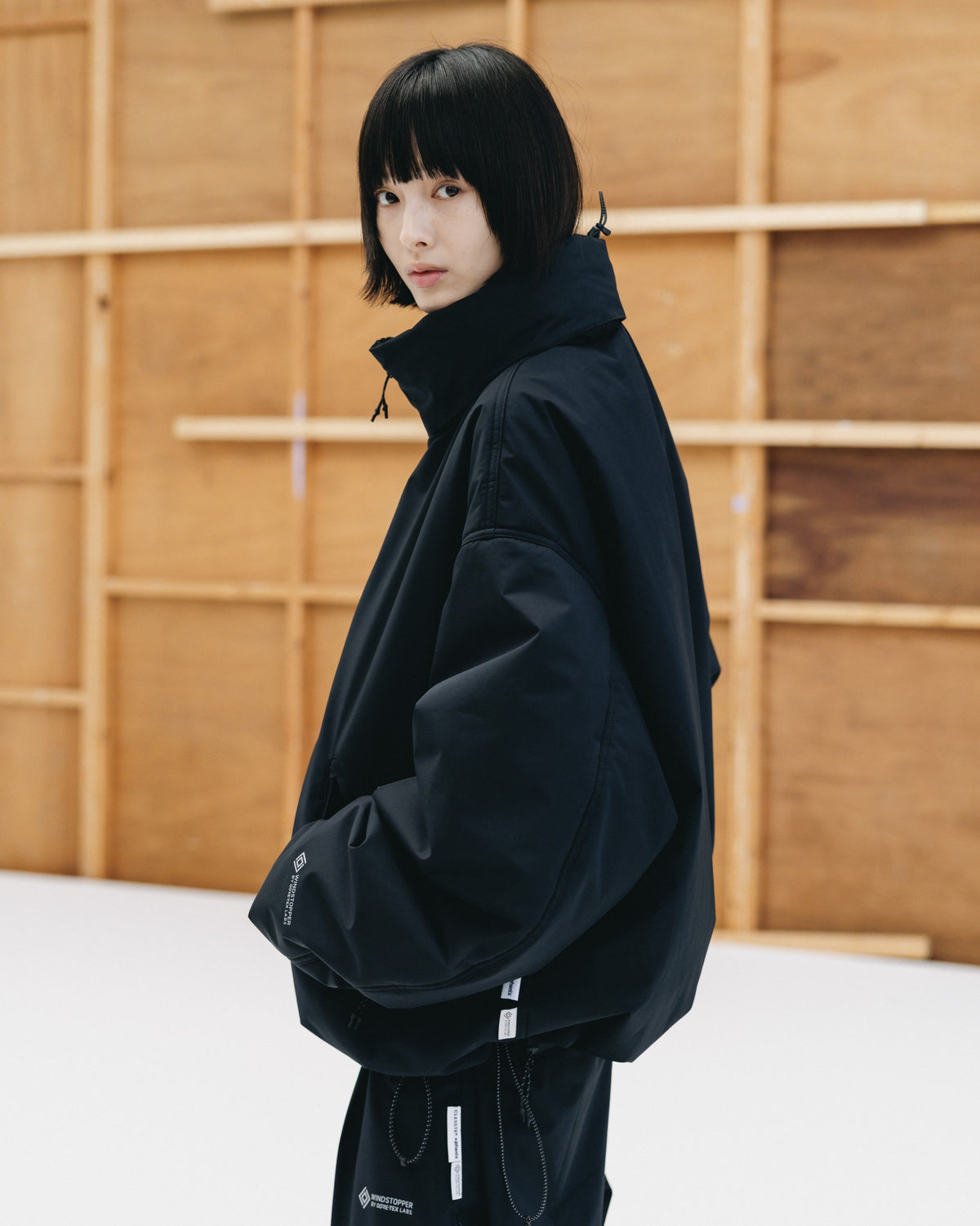 【10.28 WED 20:00- IN STOCK】 +phenix WINDSTOPPER® by GORE-TEX LABS CITY UTILITY INSULATED JACKET TYPE 1 (BLACK)