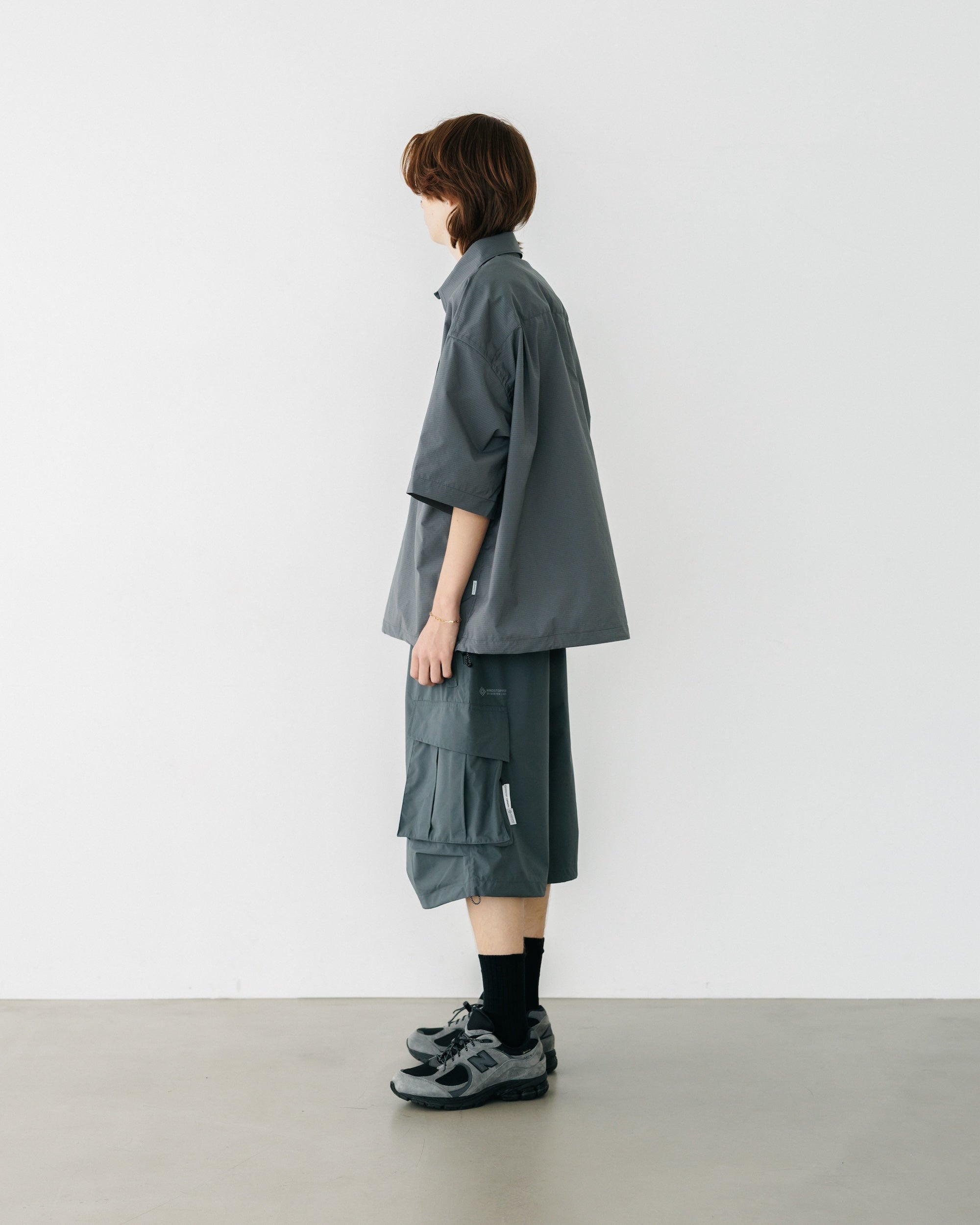 +phenix WINDSTOPPER® BY GORE-TEX LABS CITY MILITARY HALF PANTS 003 (GRAPHAITE GRAY)