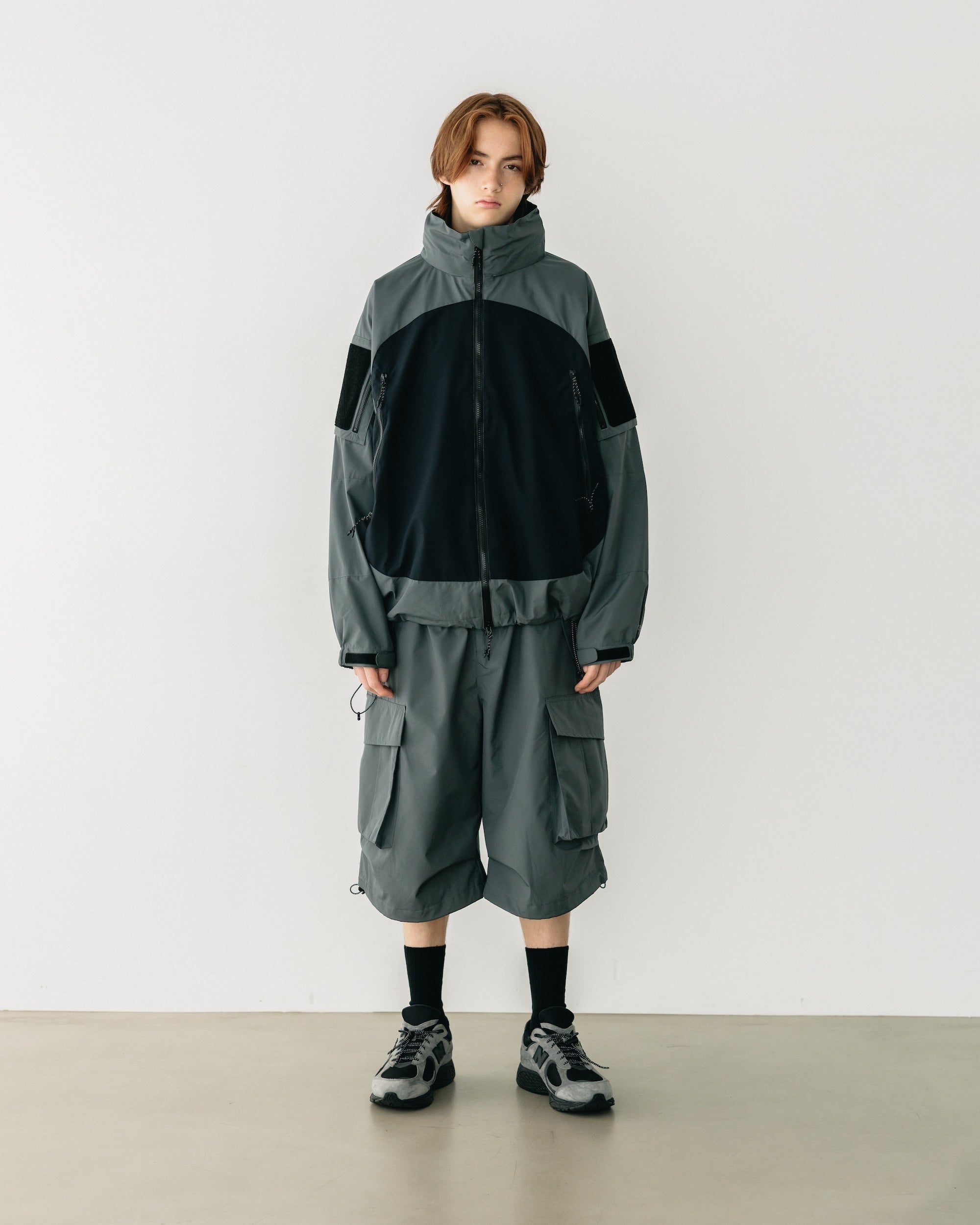 +phenix WINDSTOPPER® BY GORE-TEX LABS CITY MILITARY HALF PANTS 003 (GRAPHAITE GRAY)