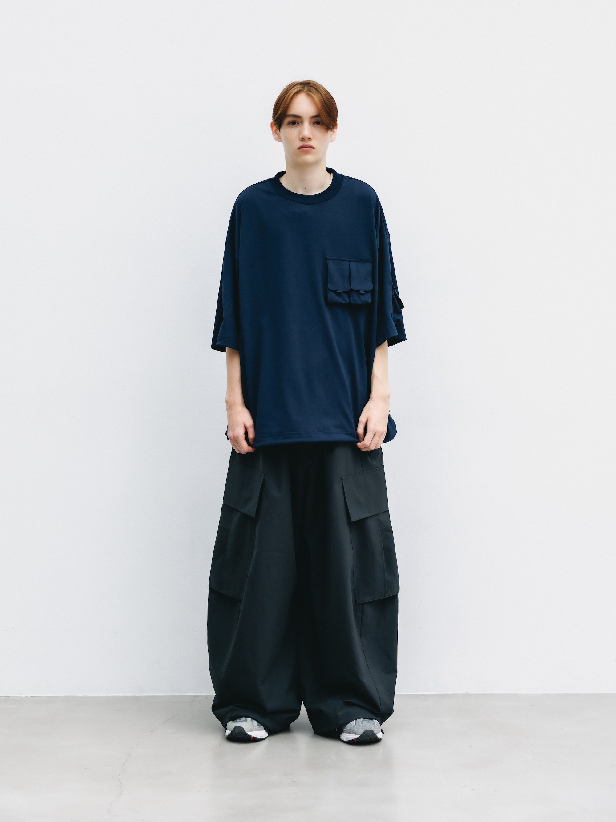 COOL DOTS®︎ MEGA POCKET BALLOON CARGO PANTS (CHARCOAL)