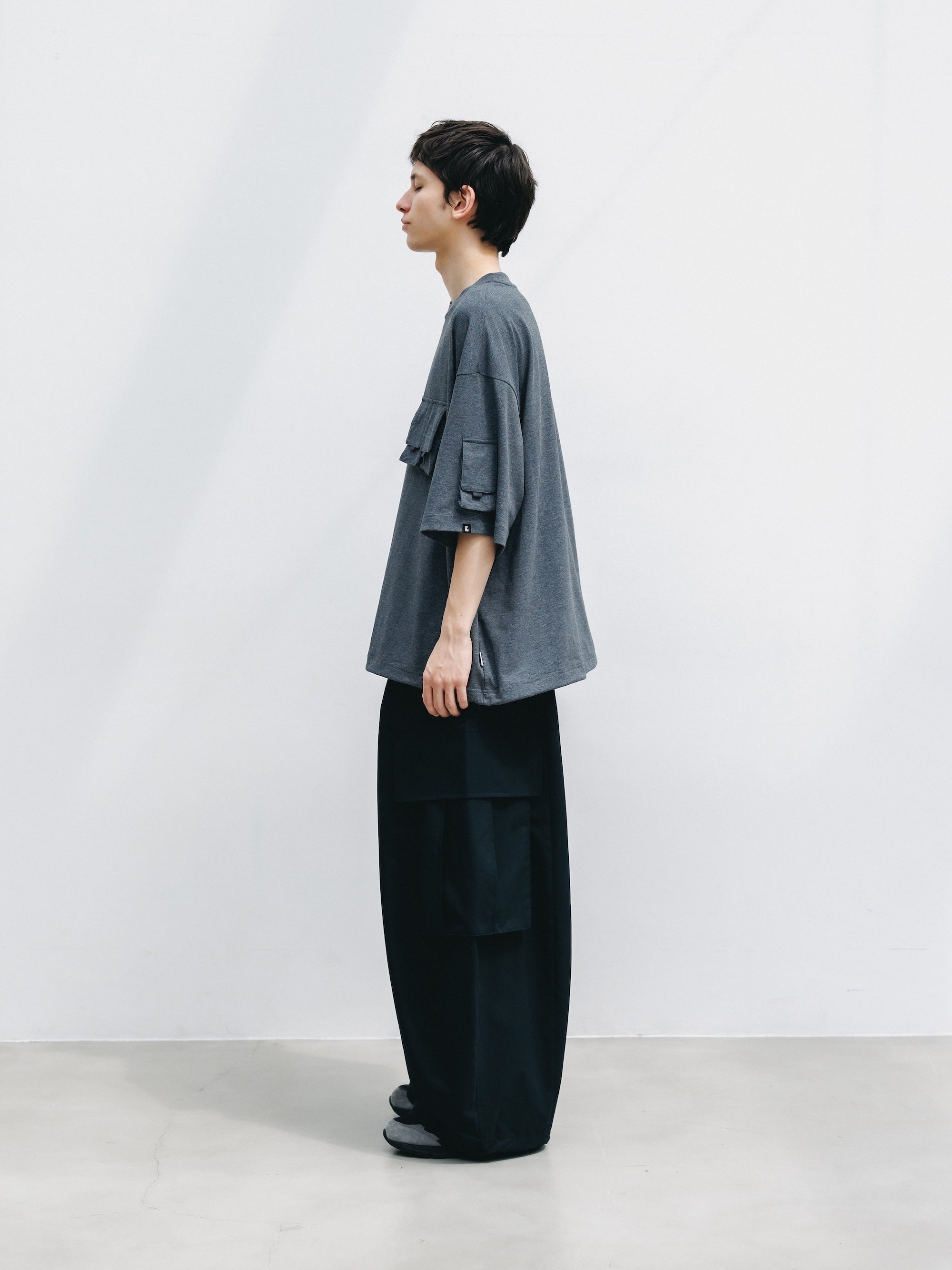 COOL DOTS®︎ MEGA POCKET BALLOON CARGO PANTS (BLACK)