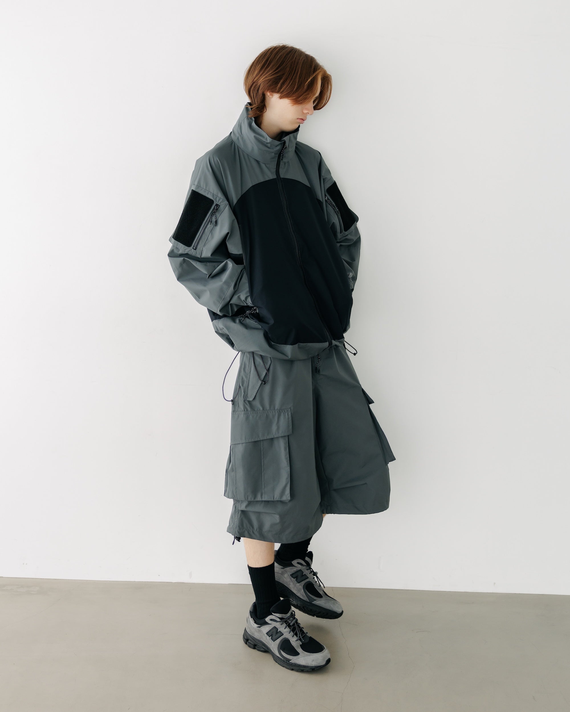 【9.17 WED 20:00- IN STOCK】+phenix WINDSTOPPER® by GORE-TEX LABS CITY MILITARY JACKET (GRAPHAITE GRAY× BLACK)