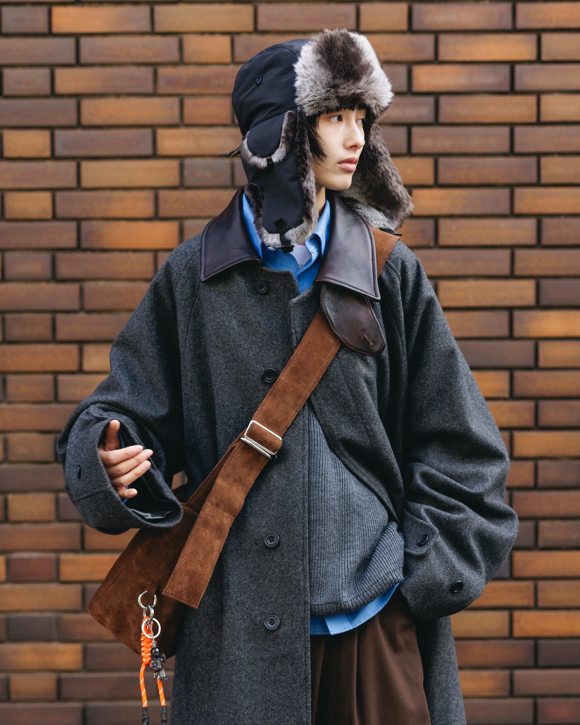 【12.17 WED 20:00- IN STOCK】CITY TRAPPER CAP (GRAY)