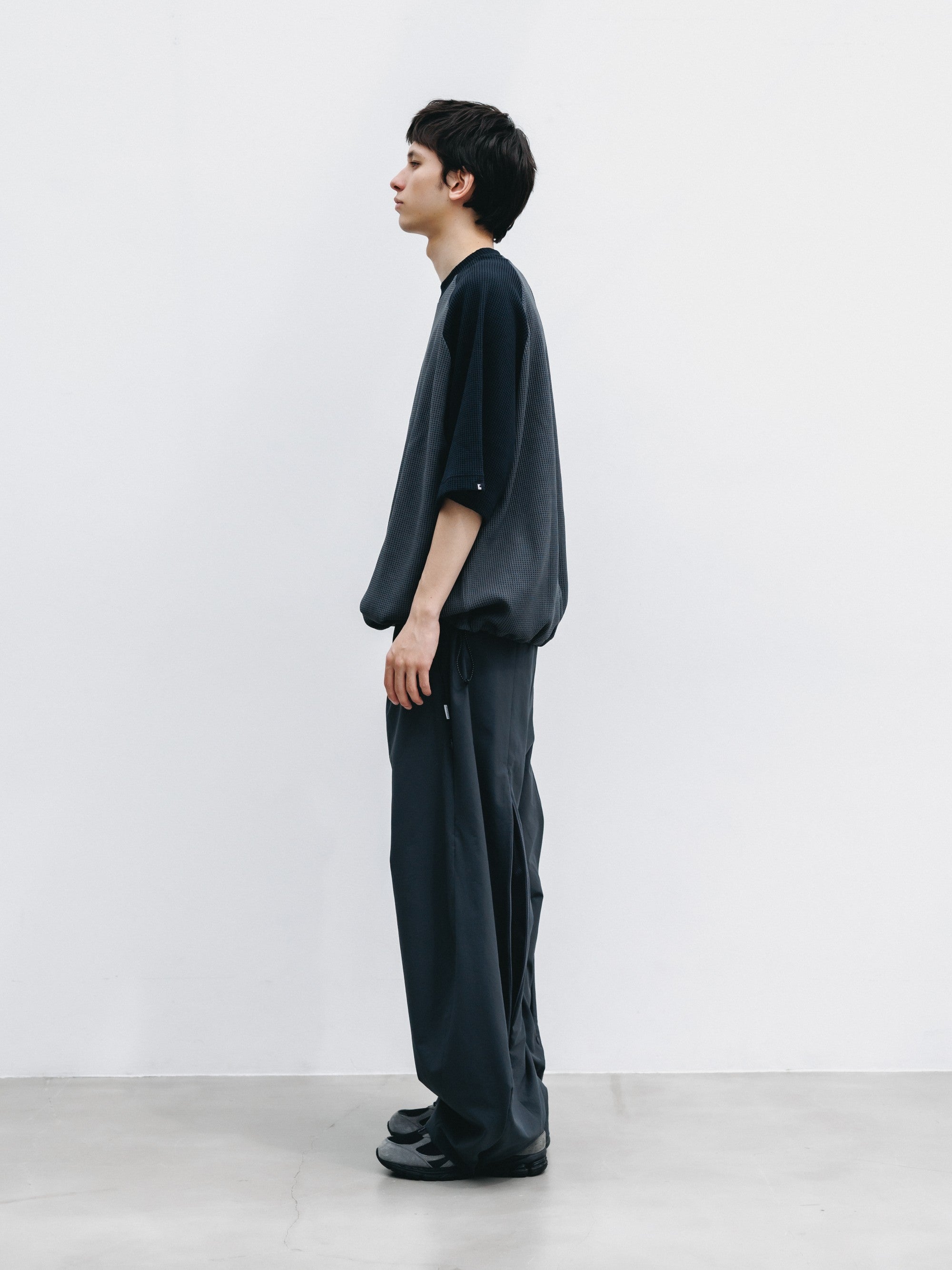 【6.3 WED 20:00- IN STOCK】COOLDOTS® CITY BARREL LEG PANTS(GRAY)