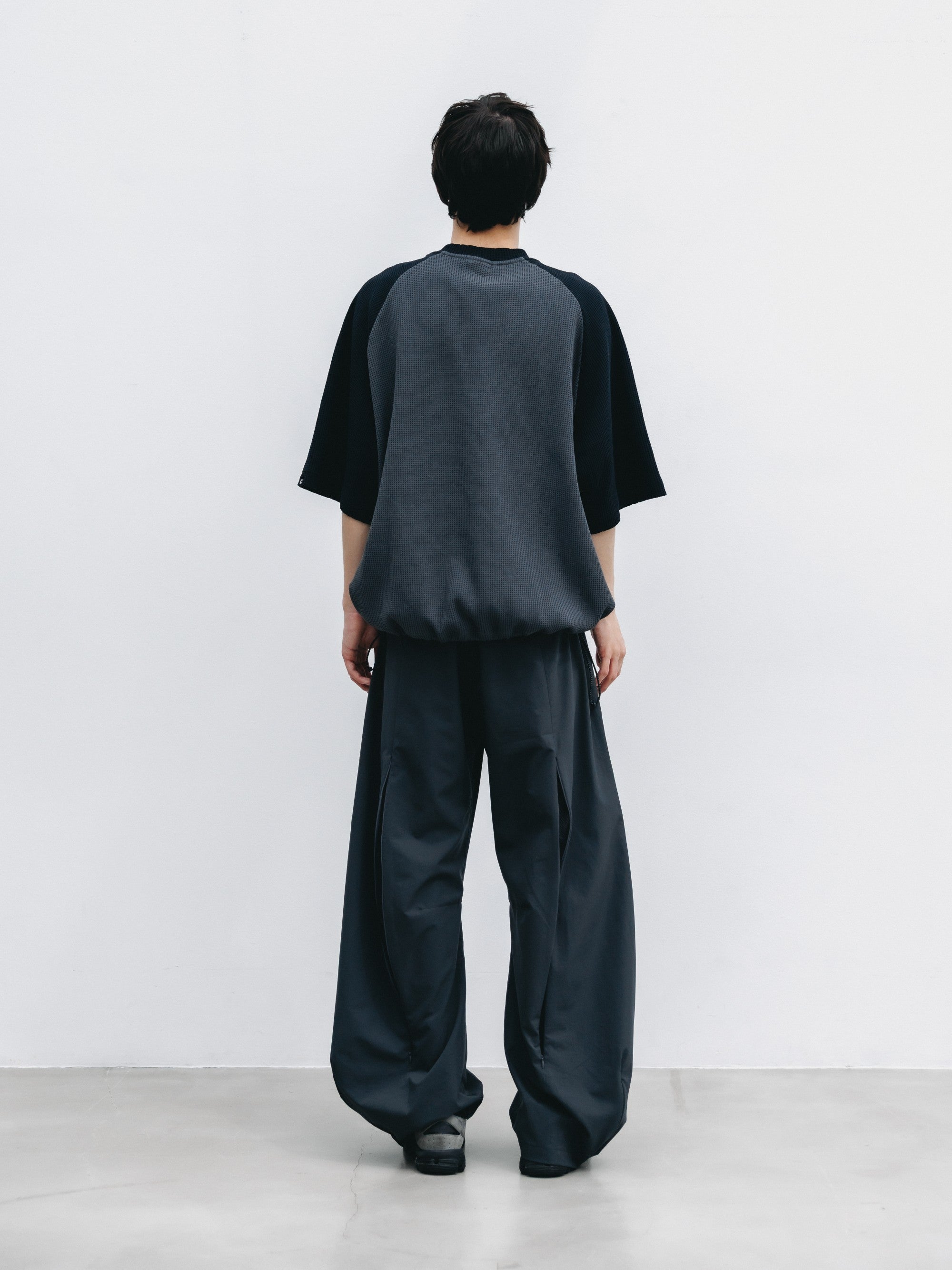 【6.3 WED 20:00- IN STOCK】COOLDOTS® CITY BARREL LEG PANTS(GRAY)