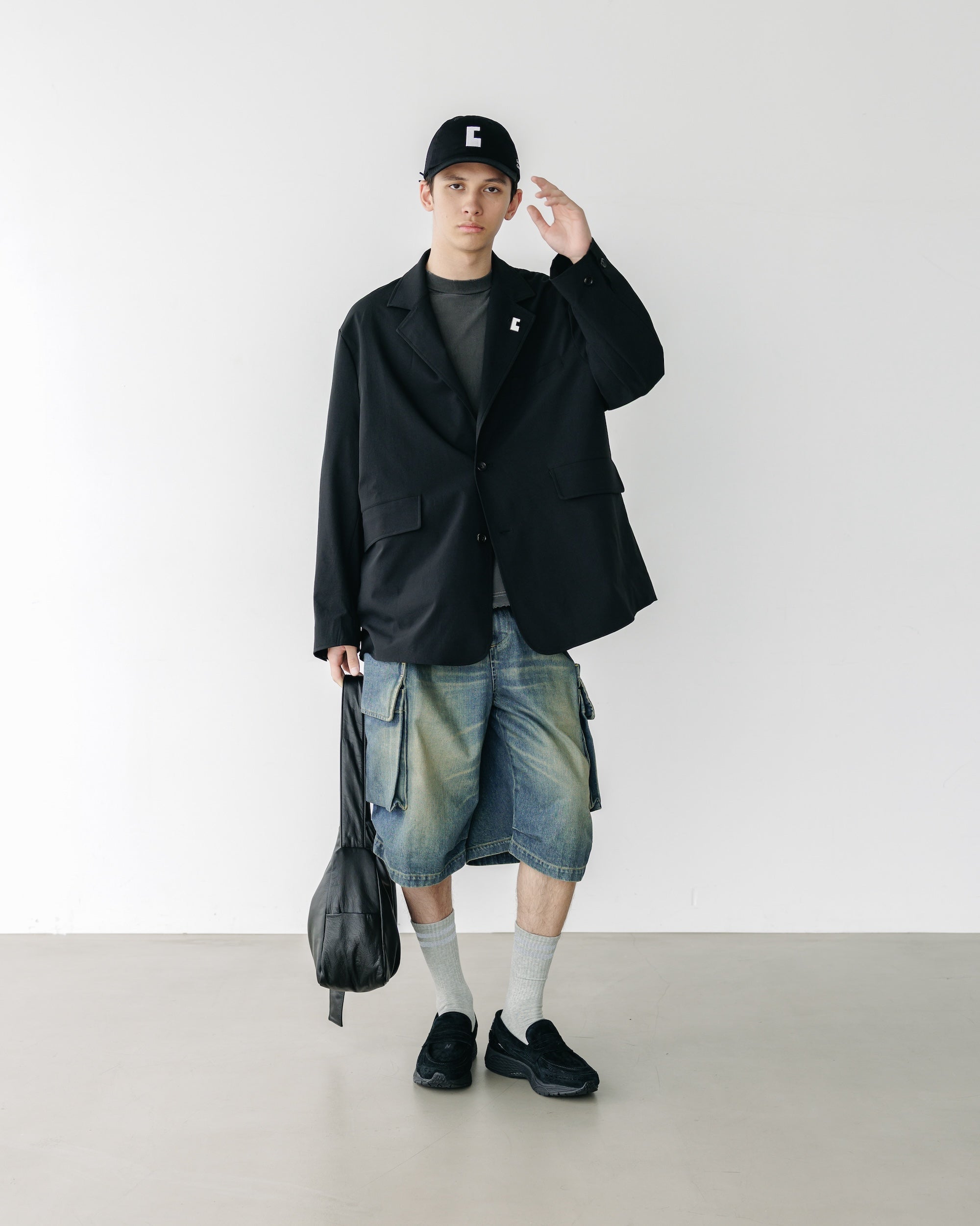 CITY UNIFORM TAILORED JACKET (BLACK)
