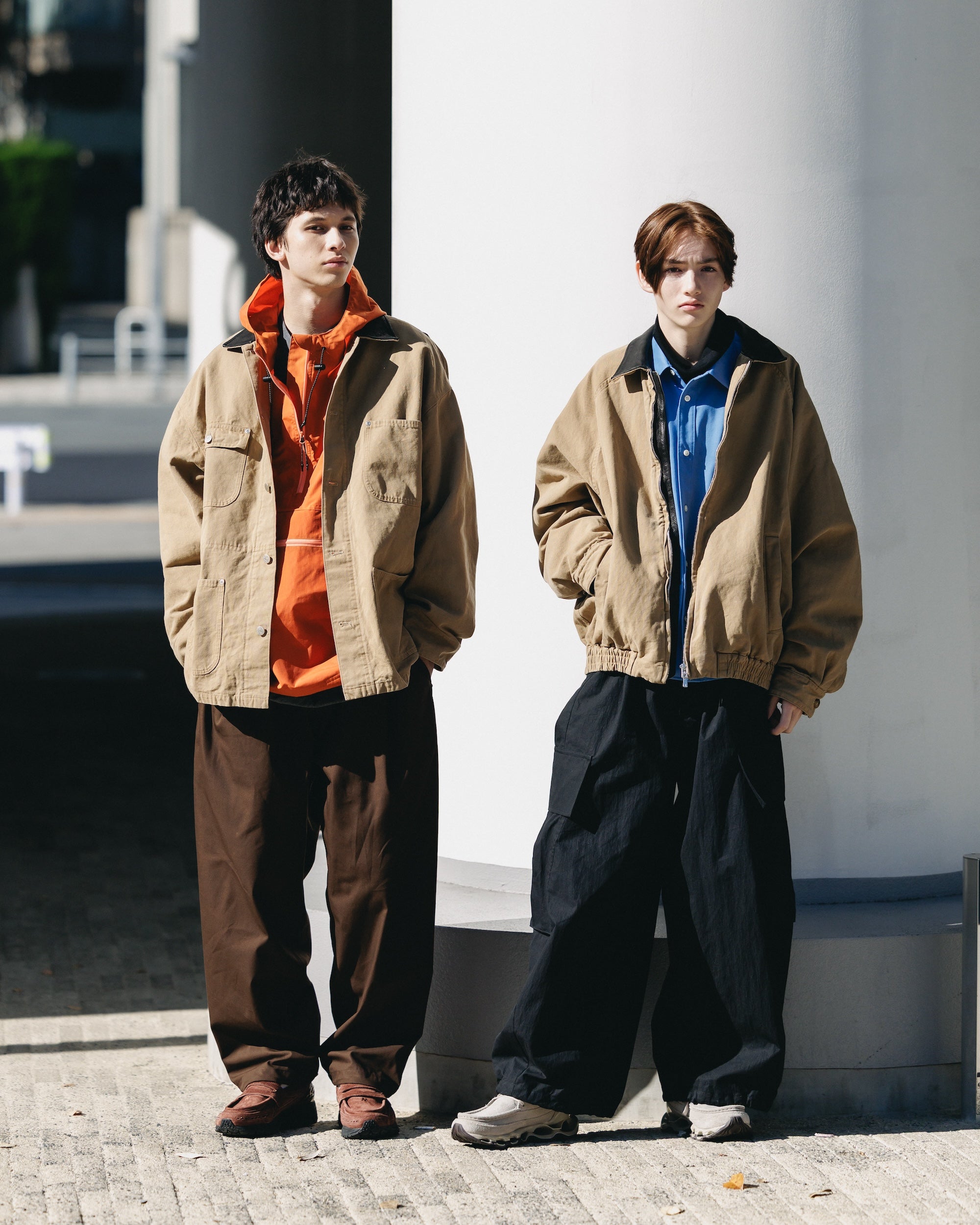 VINTAGE DYED DUCK CITY UTILITY JACKET (BEIGE)