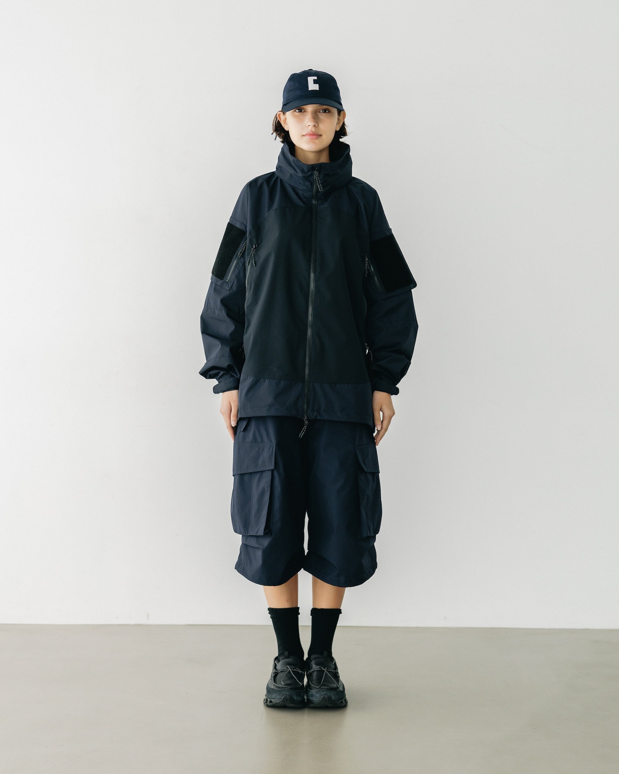 【9.17 WED 20:00- IN STOCK】+phenix WINDSTOPPER® by GORE-TEX LABS CITY MILITARY JACKET (NAVY×BLACK)