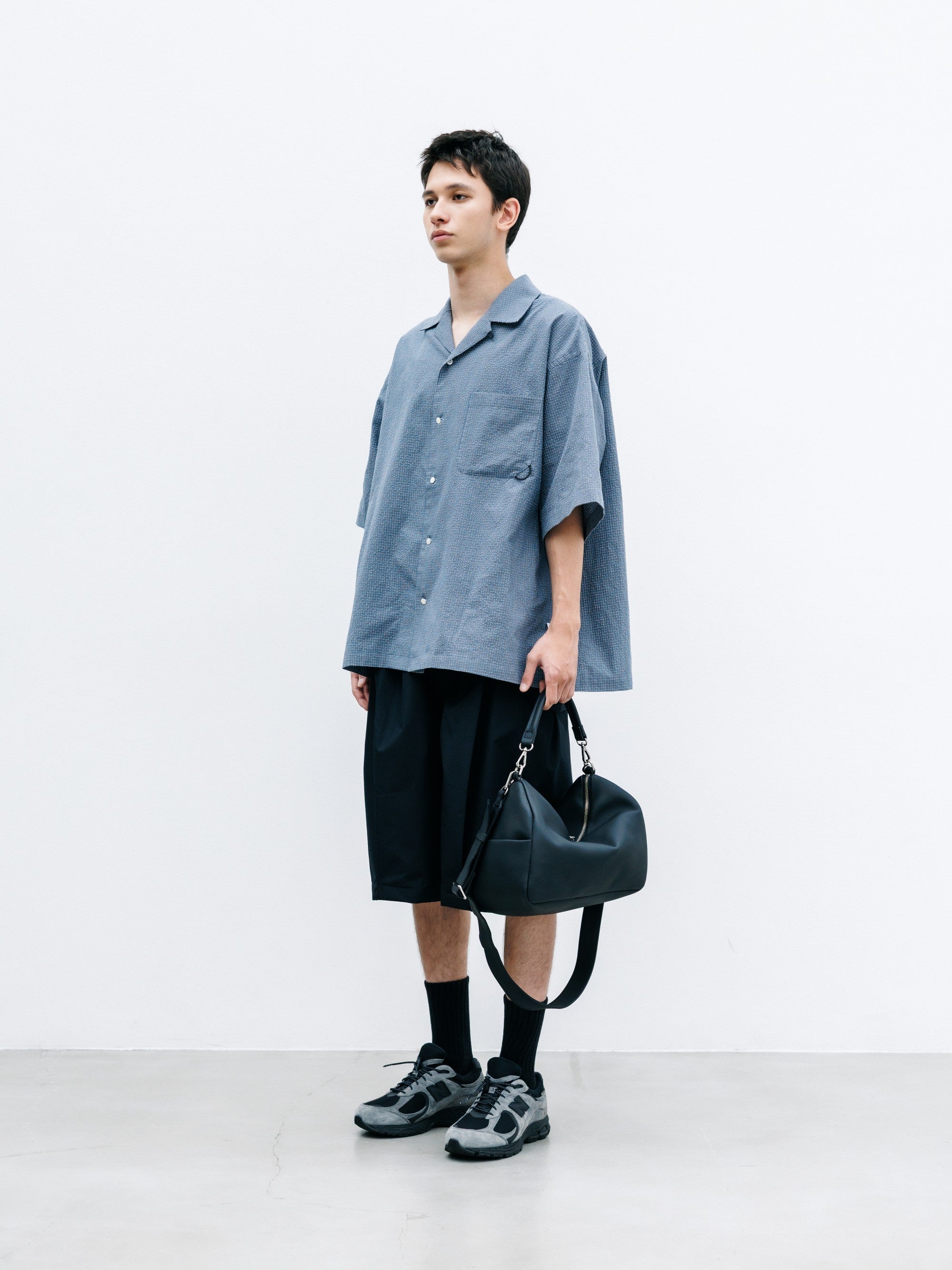 【8.12 WED 20:00- IN STOCK】+phenix WINDSTOPPER® by GORE-TEX LABS CITY FLAP WIDE BALLOON HALF PANTS (BLACK)
