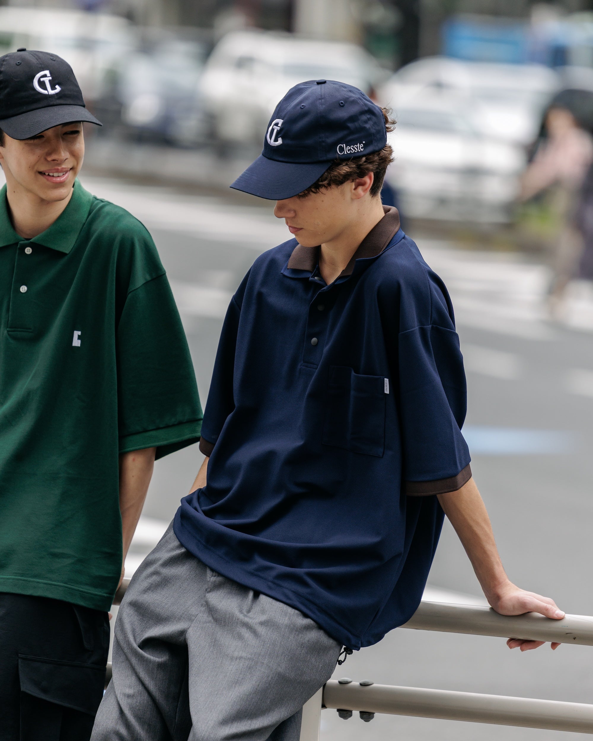 【6.21 SAT 20:00- IN STOCK】"CL"ACTIVE CITY CAP 001 (NAVY×WHITE)