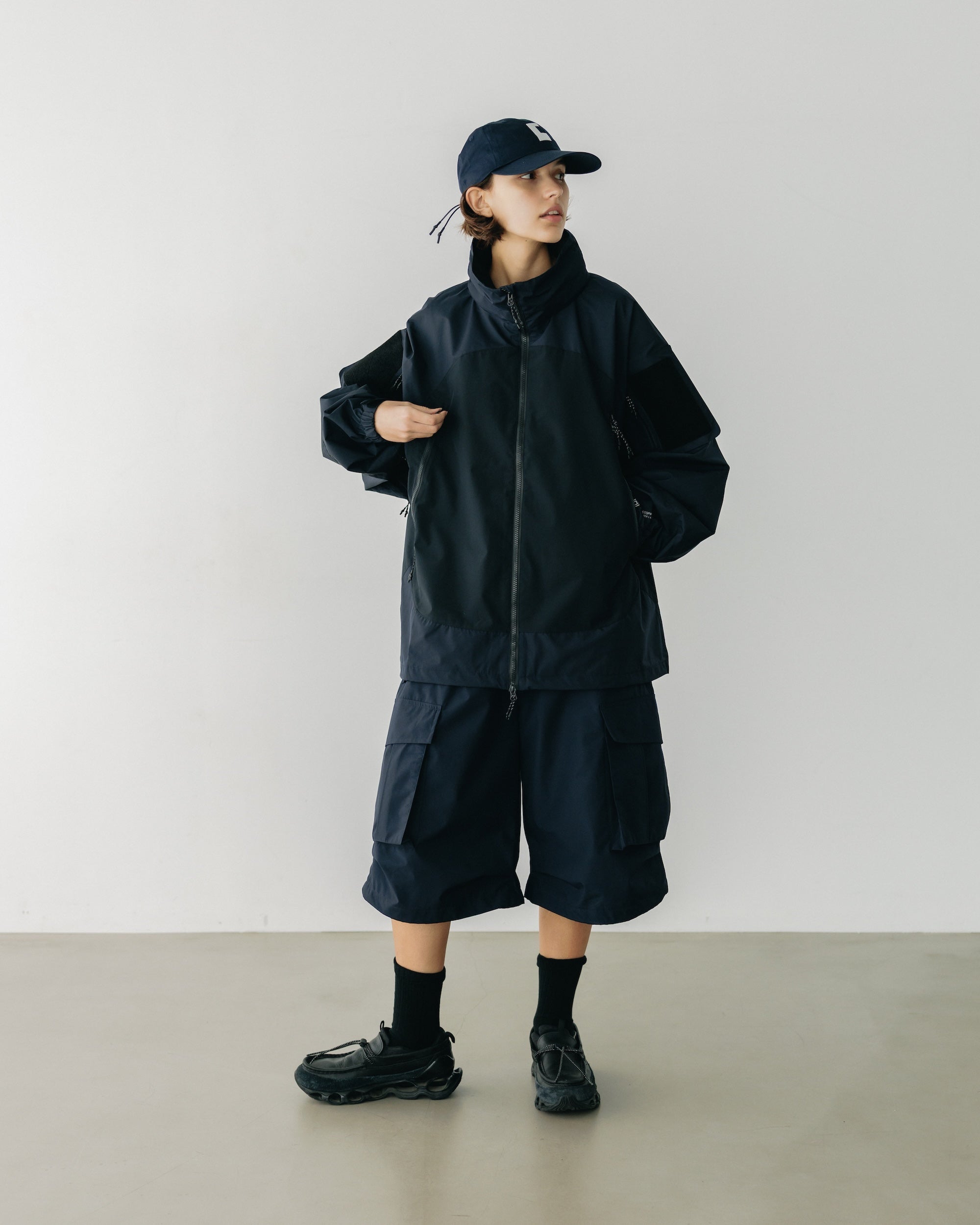 【9.17 WED 20:00- IN STOCK】+phenix WINDSTOPPER® by GORE-TEX LABS CITY MILITARY JACKET (NAVY×BLACK)