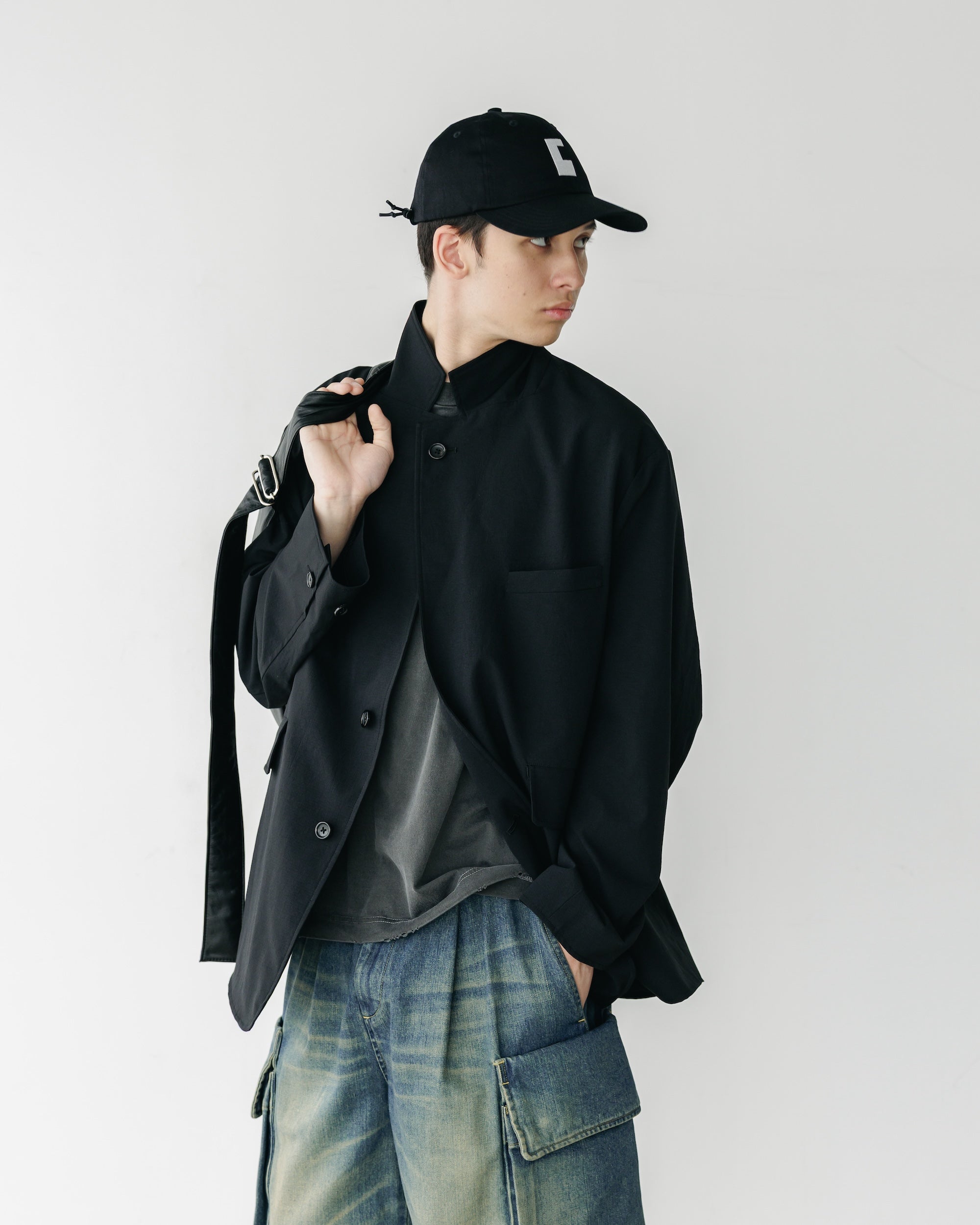 CITY UNIFORM TAILORED JACKET (BLACK)