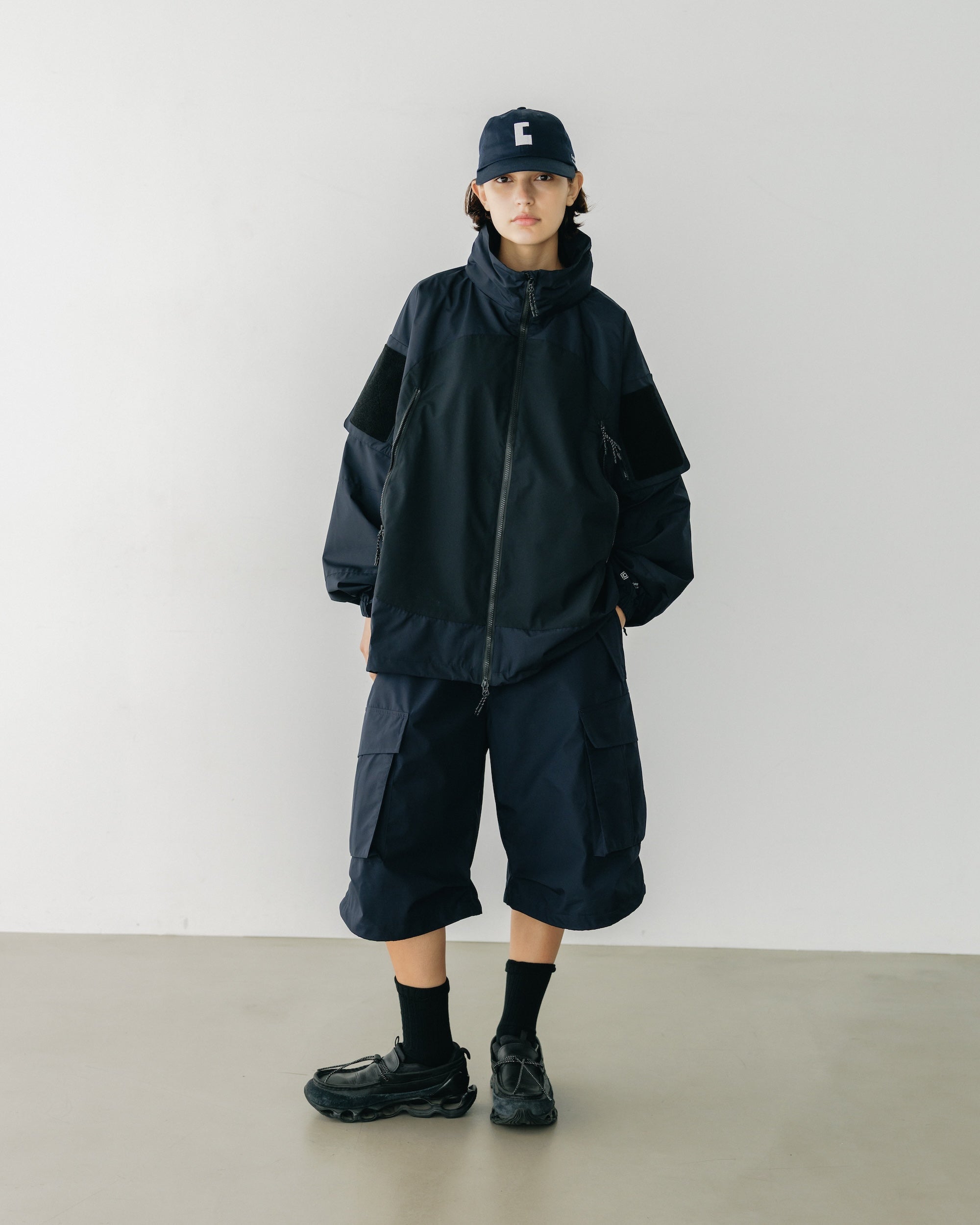 【9.17 WED 20:00- IN STOCK】+phenix WINDSTOPPER® by GORE-TEX LABS CITY MILITARY JACKET (NAVY×BLACK)
