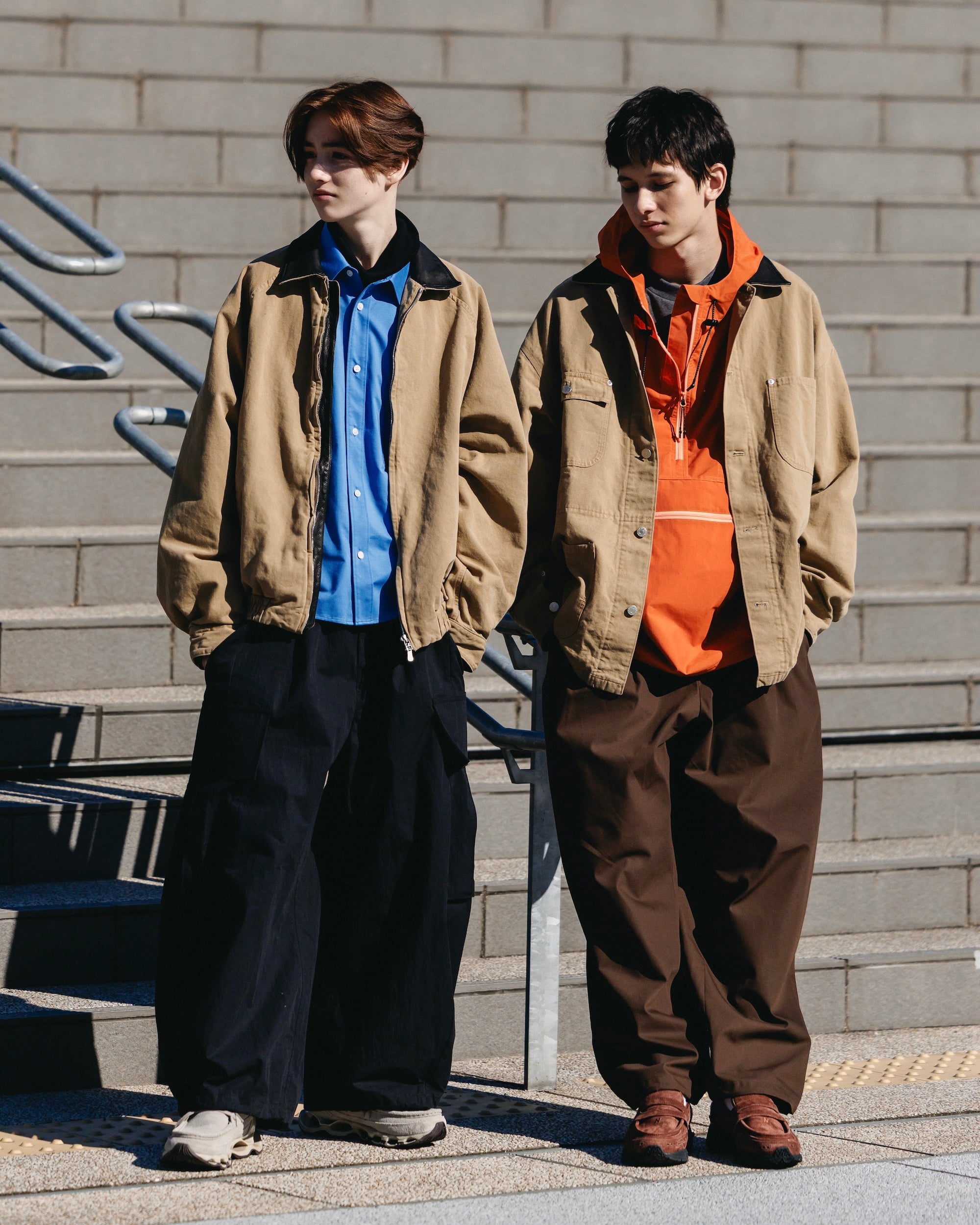 VINTAGE DYED CITY UTILITY COAT (BEIGE)