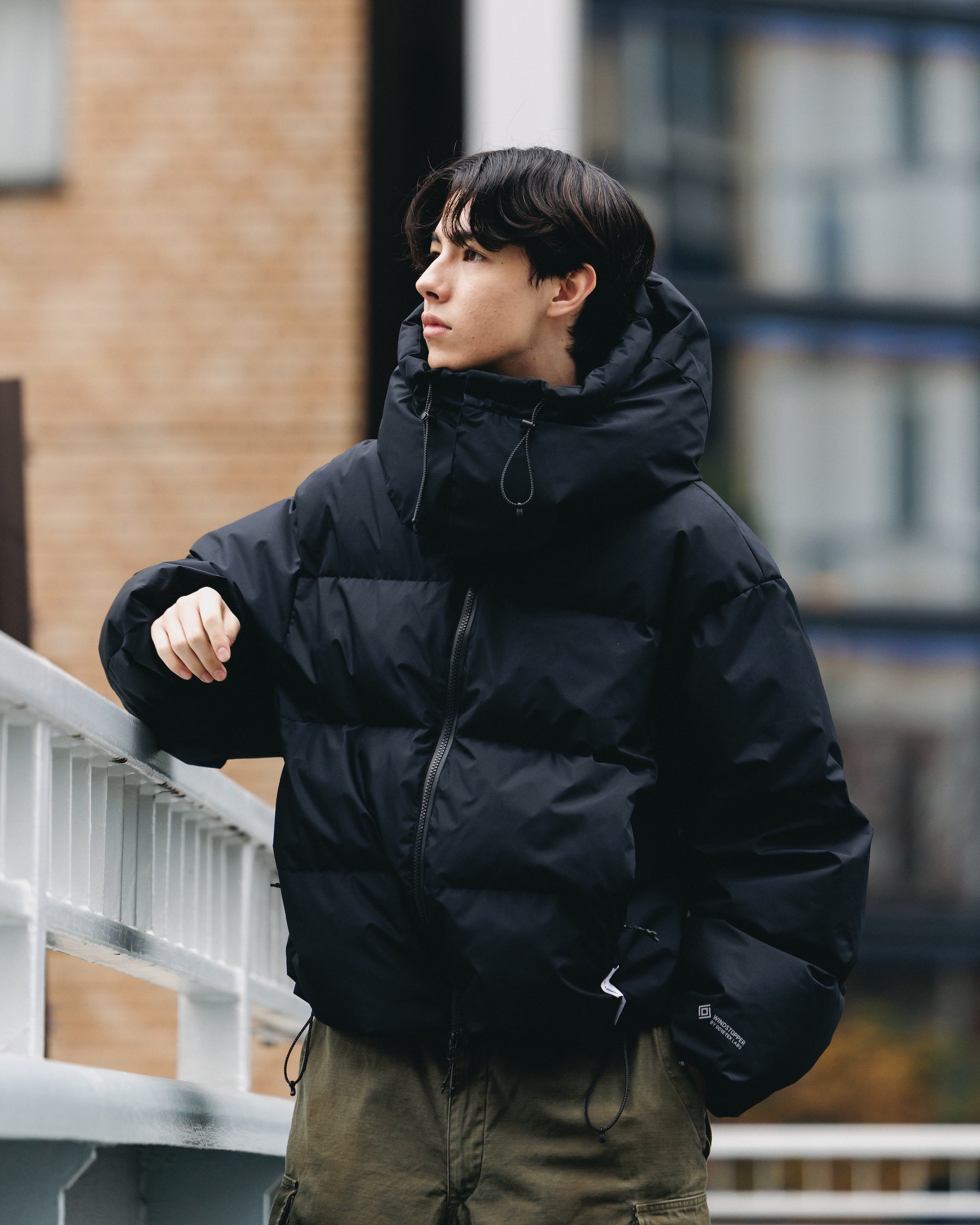 【12.13 SAT 20:00- IN STOCK】+phenix WINDSTOPPER® by GORE-TEX LABS CITY DOWN JACKET (BLACK)