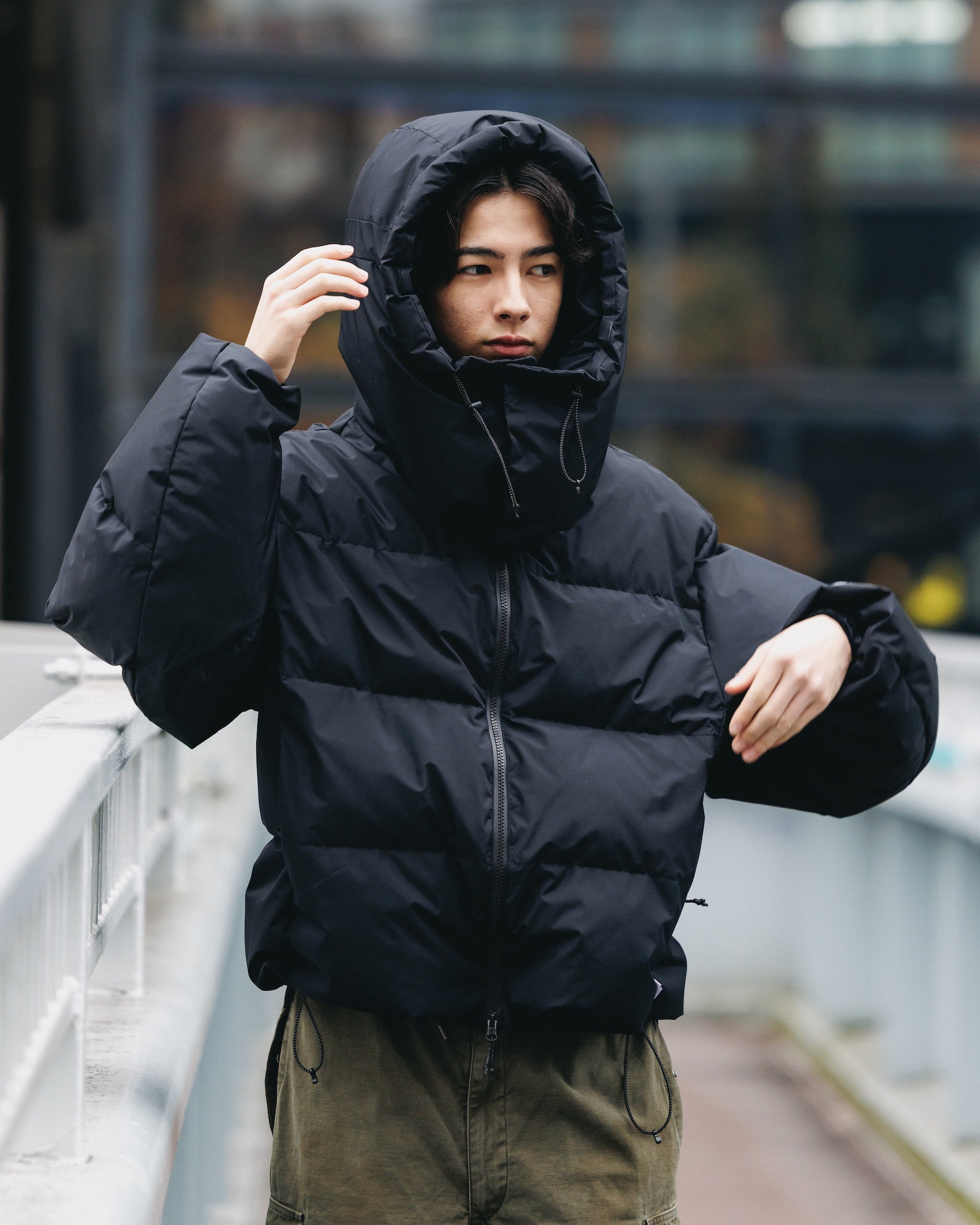 【12.13 SAT 20:00- IN STOCK】+phenix WINDSTOPPER® by GORE-TEX LABS CITY DOWN JACKET (BLACK)