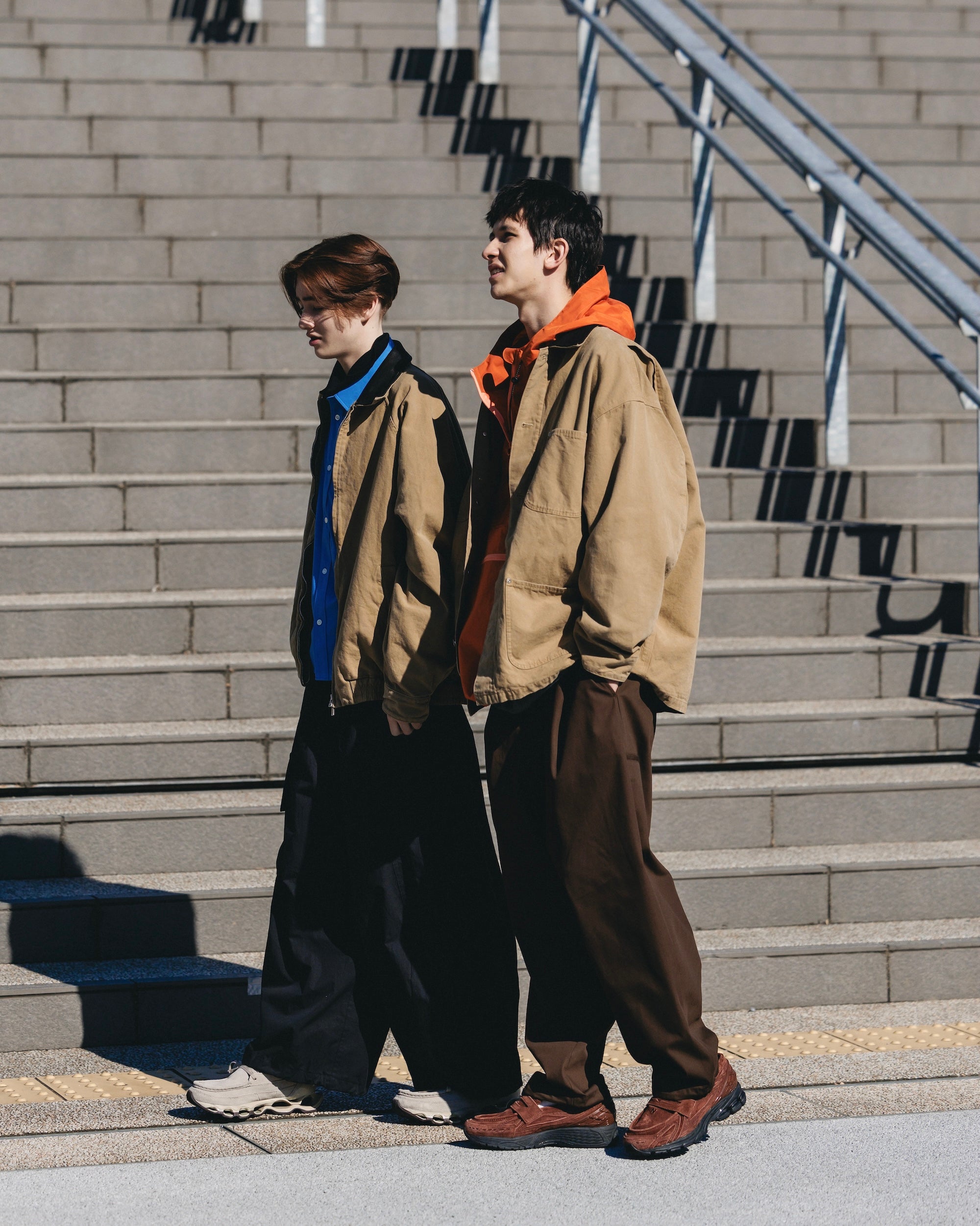 VINTAGE DYED DUCK CITY UTILITY JACKET (BEIGE)