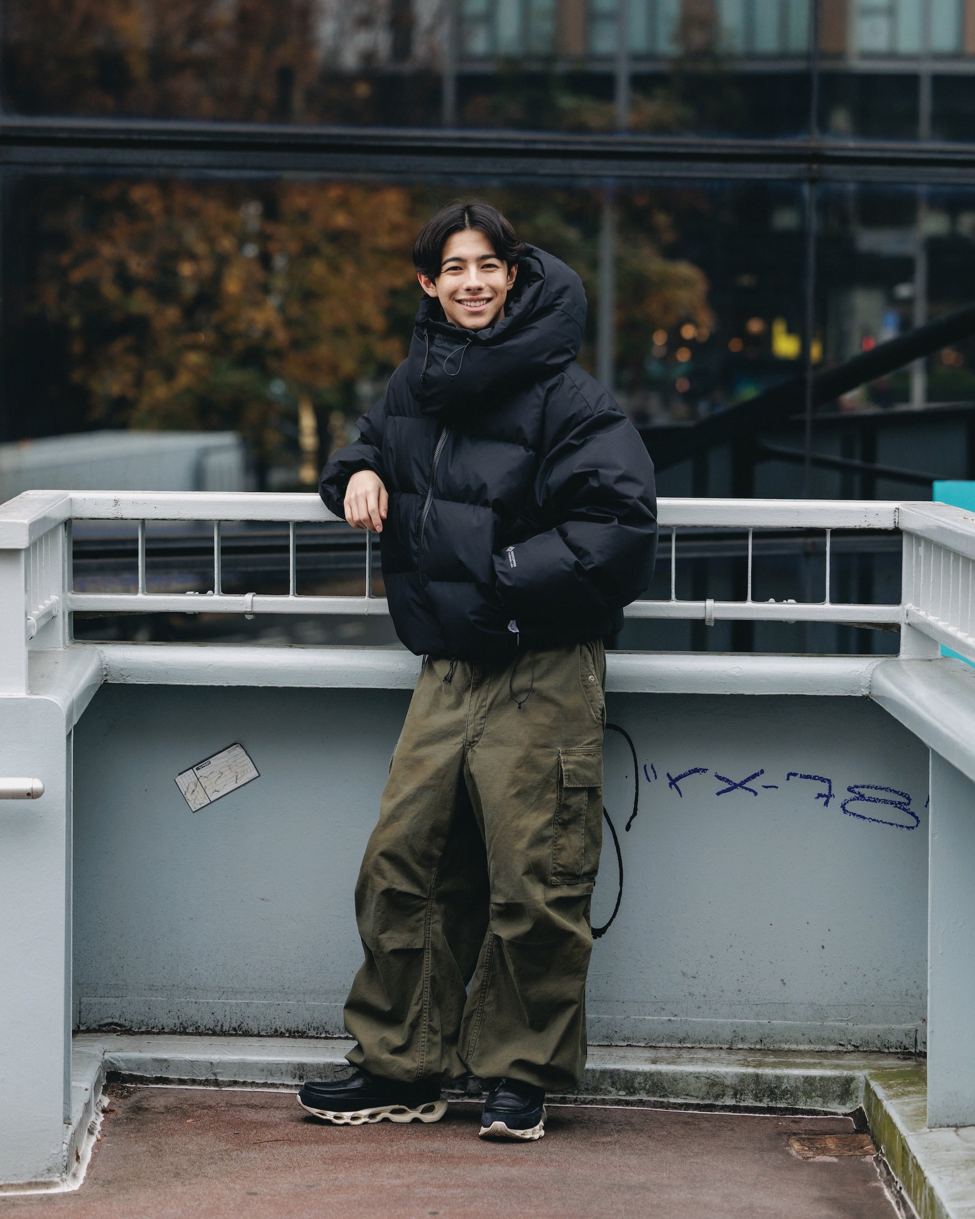 【12.13 SAT 20:00- IN STOCK】+phenix WINDSTOPPER® by GORE-TEX LABS CITY DOWN JACKET (BLACK)