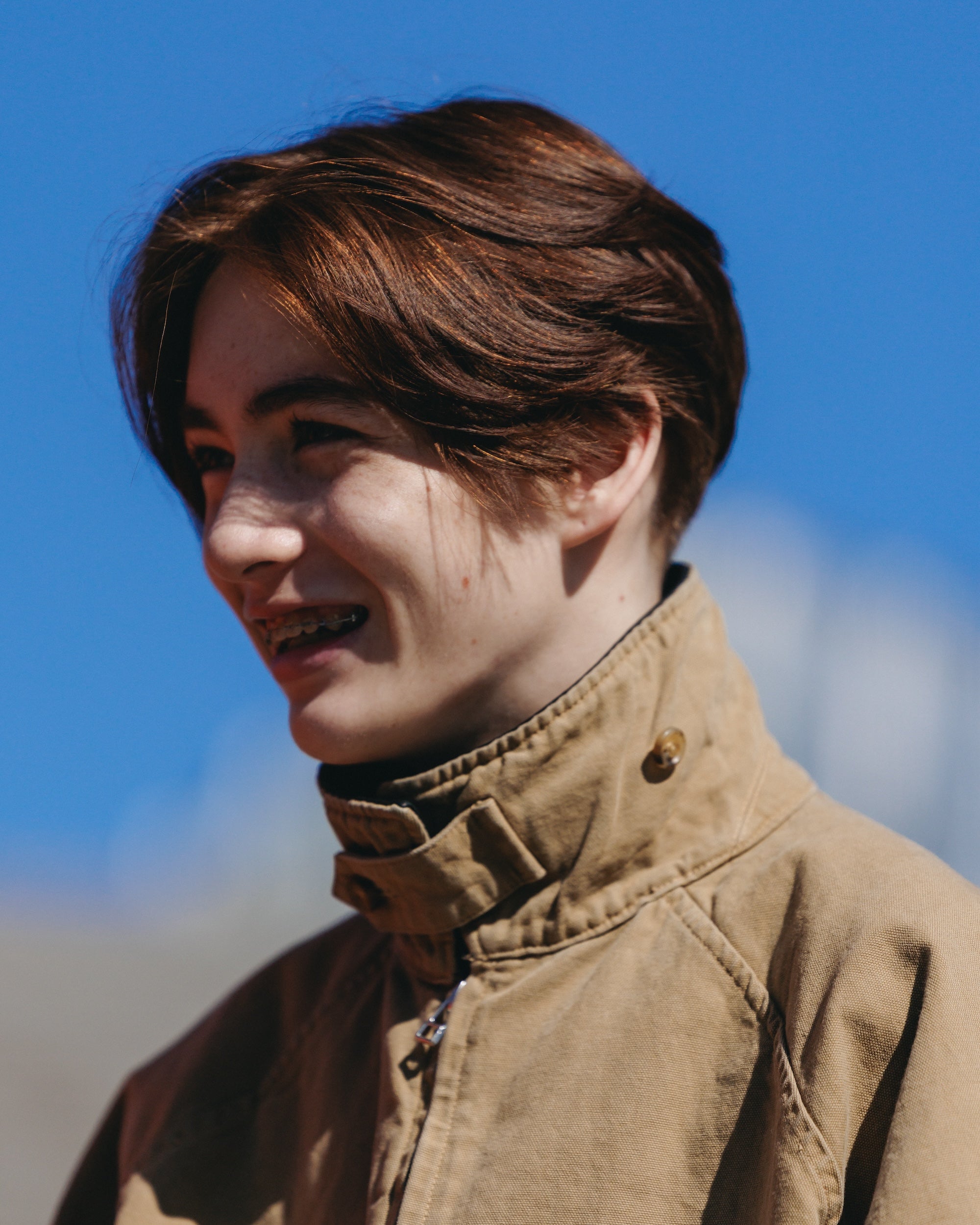 VINTAGE DYED DUCK CITY UTILITY JACKET (BEIGE)