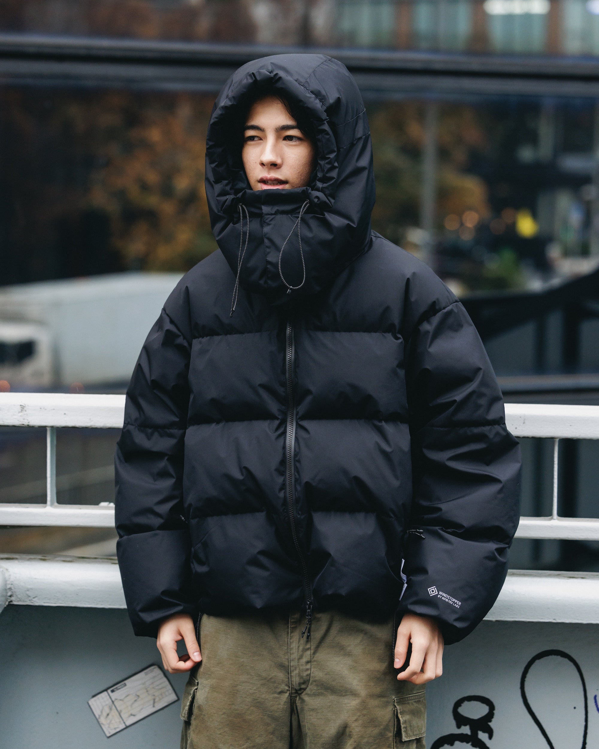 【12.13 SAT 20:00- IN STOCK】+phenix WINDSTOPPER® by GORE-TEX LABS CITY DOWN JACKET (BLACK)