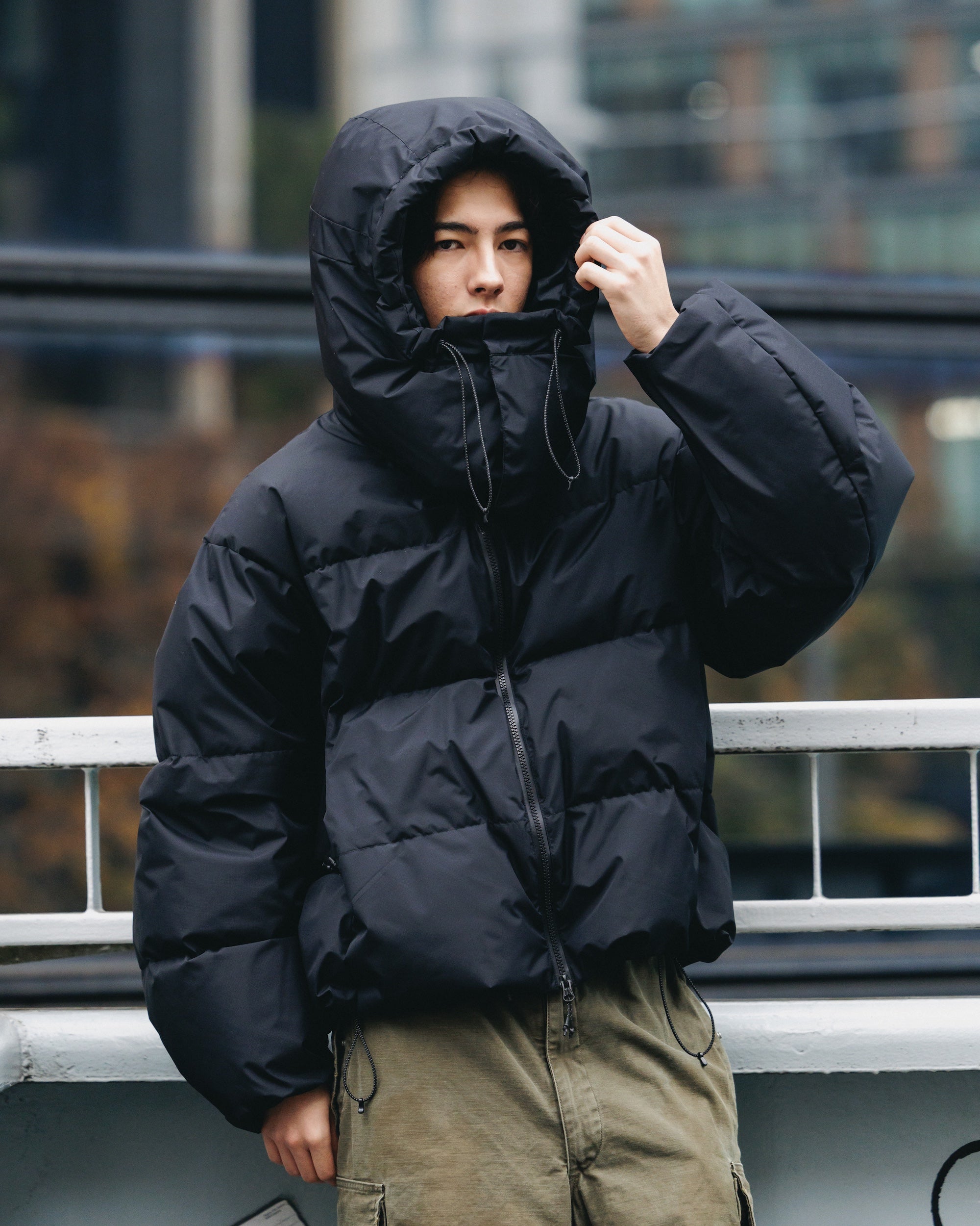 【12.13 SAT 20:00- IN STOCK】+phenix WINDSTOPPER® by GORE-TEX LABS CITY DOWN JACKET (BLACK)