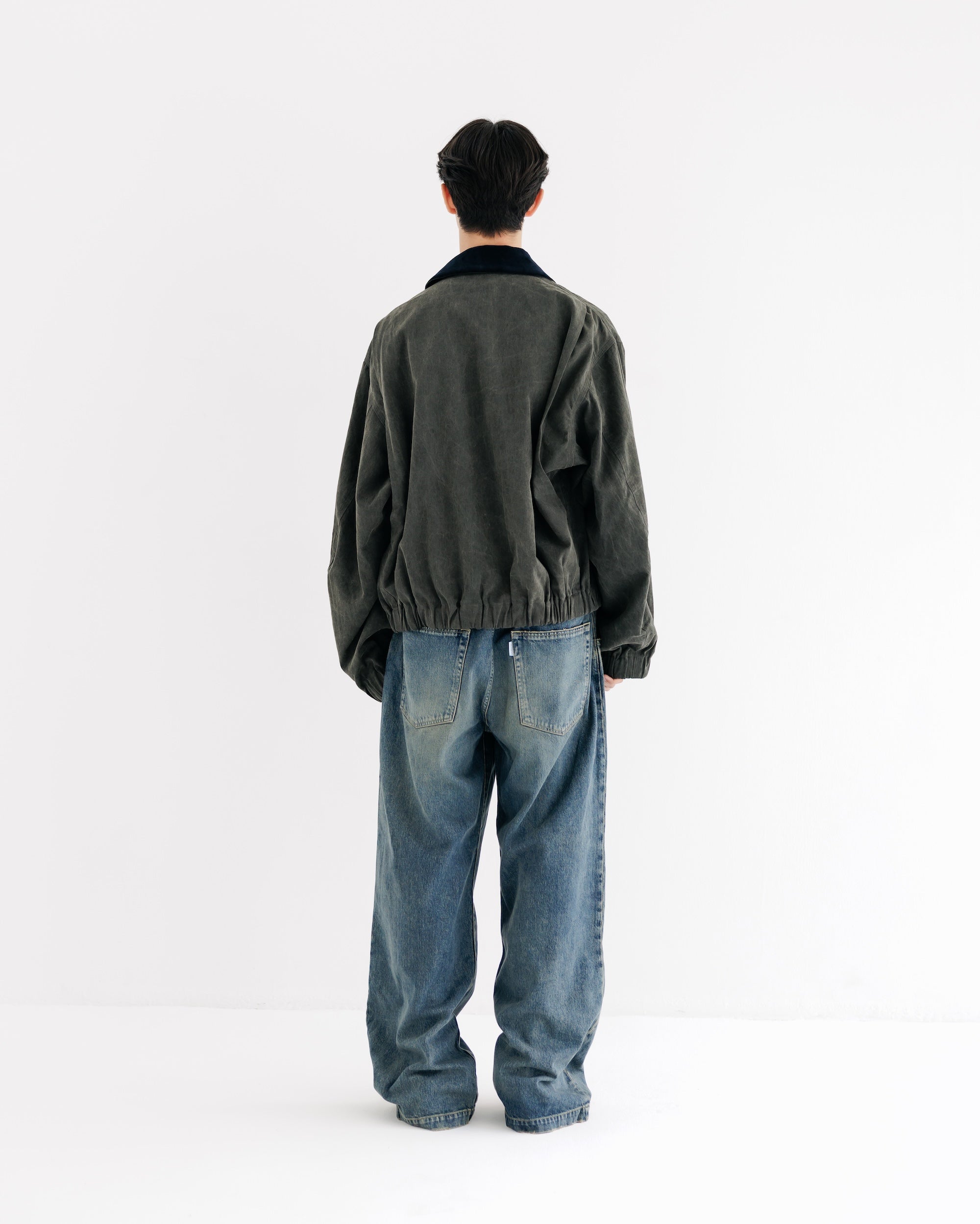 【8.30 SAT 20:00- IN STOCK】VINTAGE COTTON WORKER JACKET (BLACK)