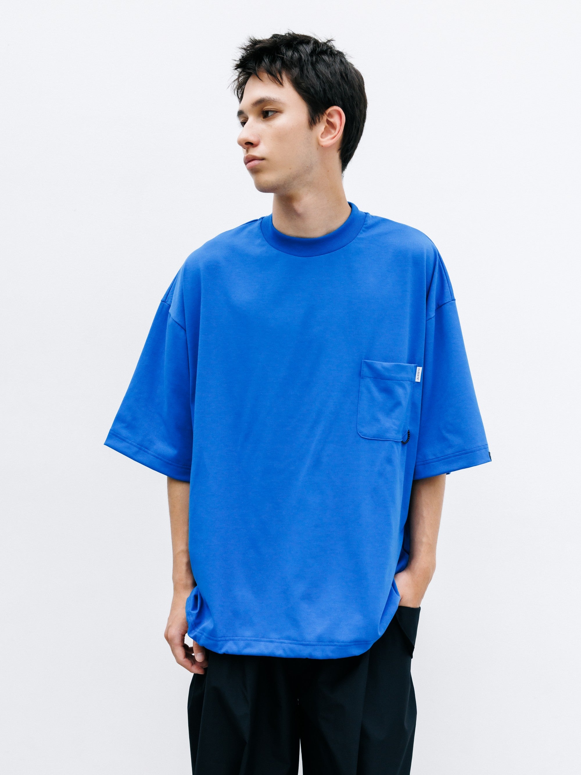 【7.22 WED 20:00- IN STOCK】TECH POCKET S/S T-SHIRT (BLUE)