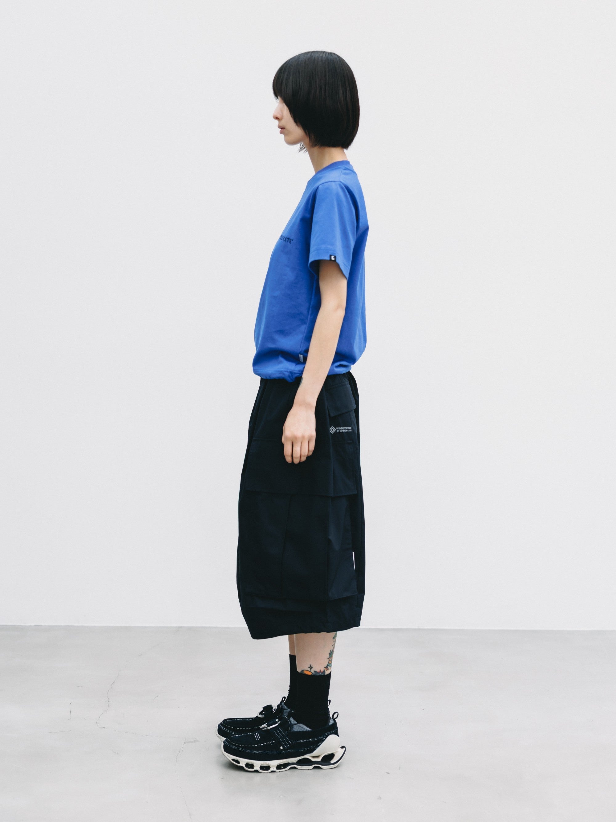 【7.18 SAT 20:00- IN STOCK】+phenix WINDSTOPPER® by GORE-TEX LABS CITY MEGA POCKET BALLOON CARGO HALF PANTS(BLACK)