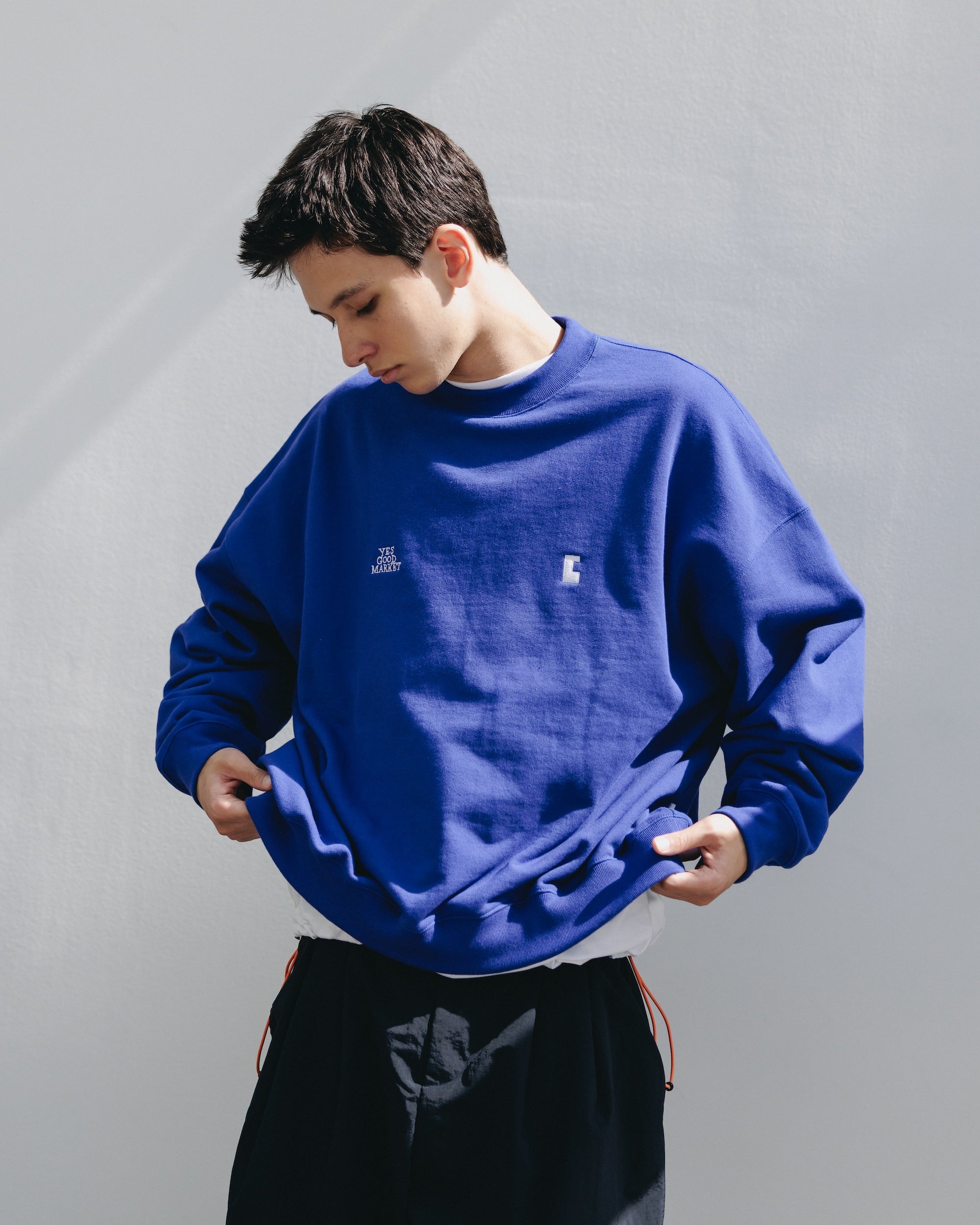 【10.15 WED 20:00- IN STOCK】"C"SWEATSHIRT FOR YGM (BLUE)