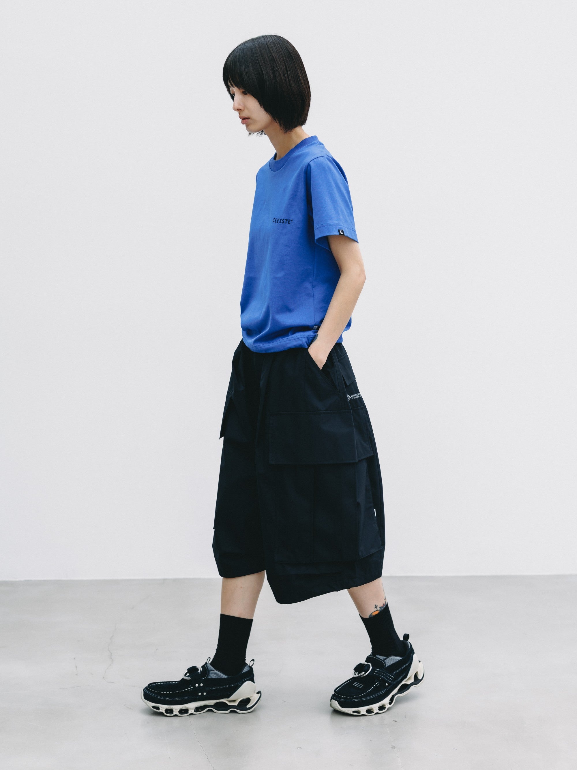【7.18 SAT 20:00- IN STOCK】+phenix WINDSTOPPER® by GORE-TEX LABS CITY MEGA POCKET BALLOON CARGO HALF PANTS(BLACK)