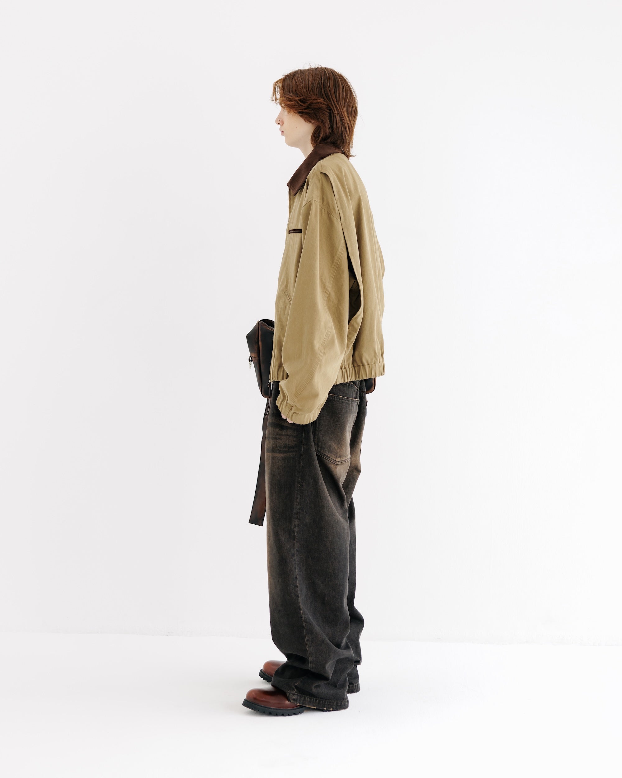 【8.30 SAT 20:00- IN STOCK】VINTAGE COTTON WORKER JACKET (BEIGE)