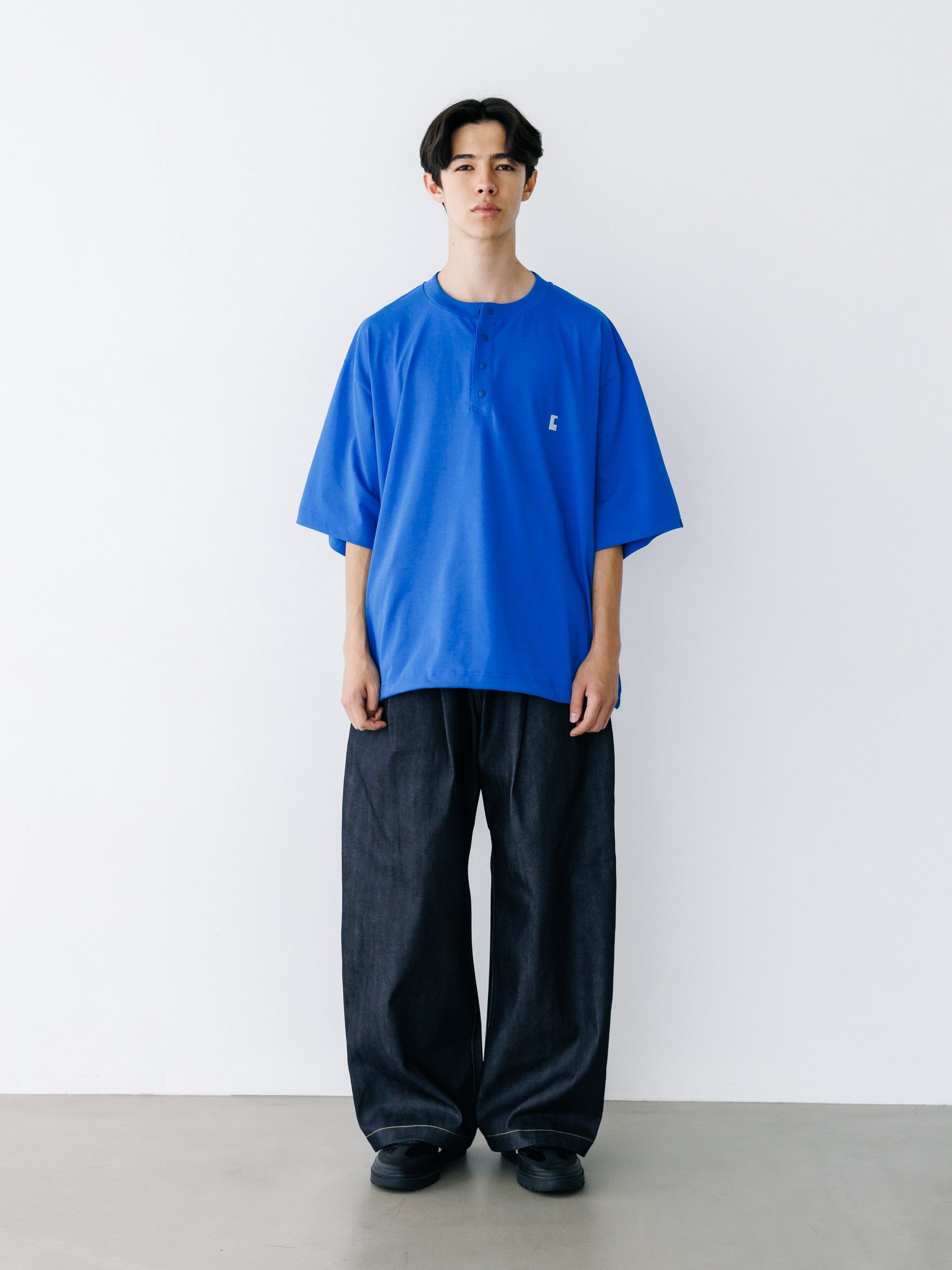 【8.19 WED 20:00- IN STOCK】RAW DENIM CITY WIDE STRAIGHT PANTS (RIGID INDIGO)