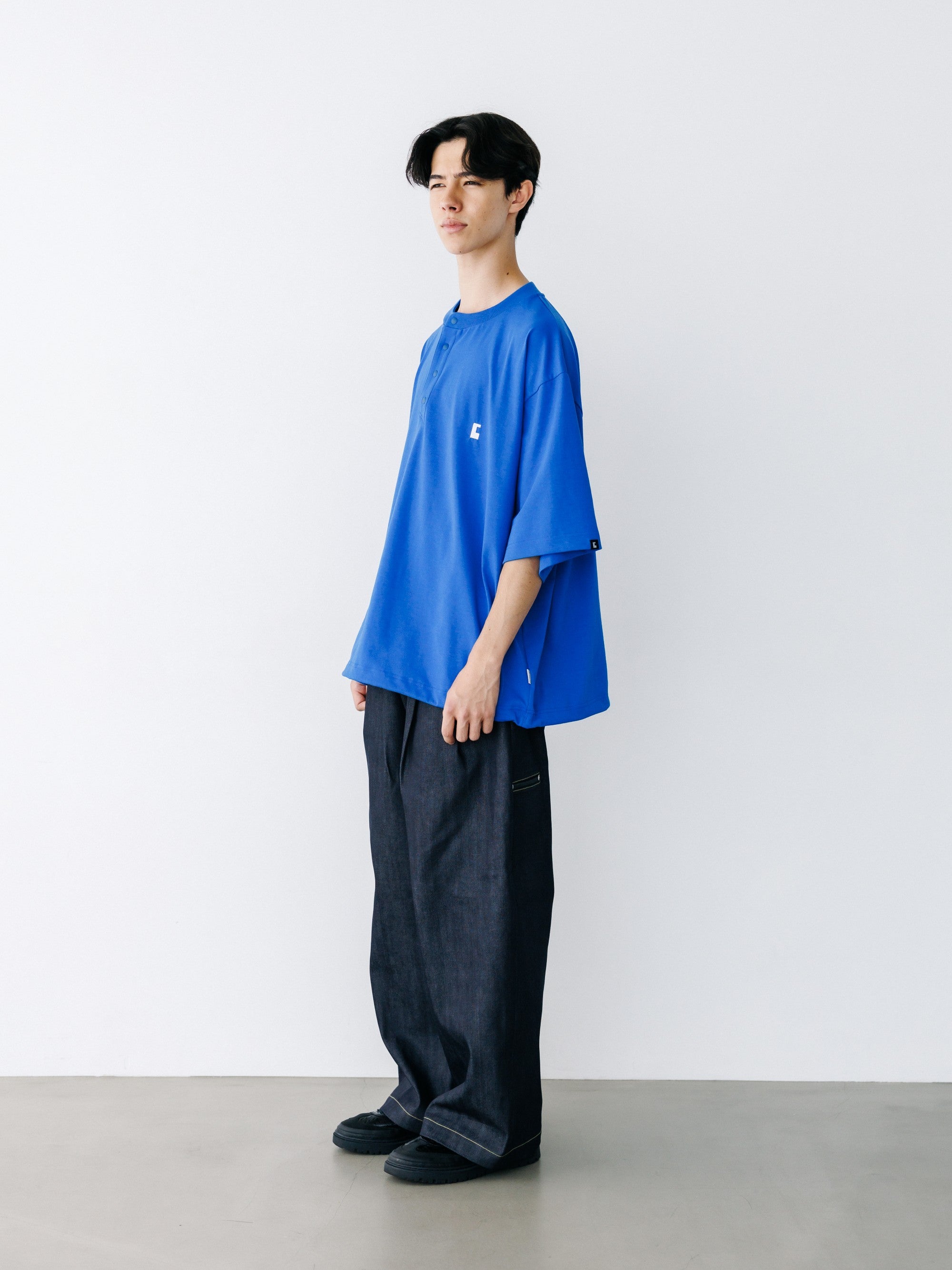 【8.19 WED 20:00- IN STOCK】RAW DENIM CITY WIDE STRAIGHT PANTS (RIGID INDIGO)